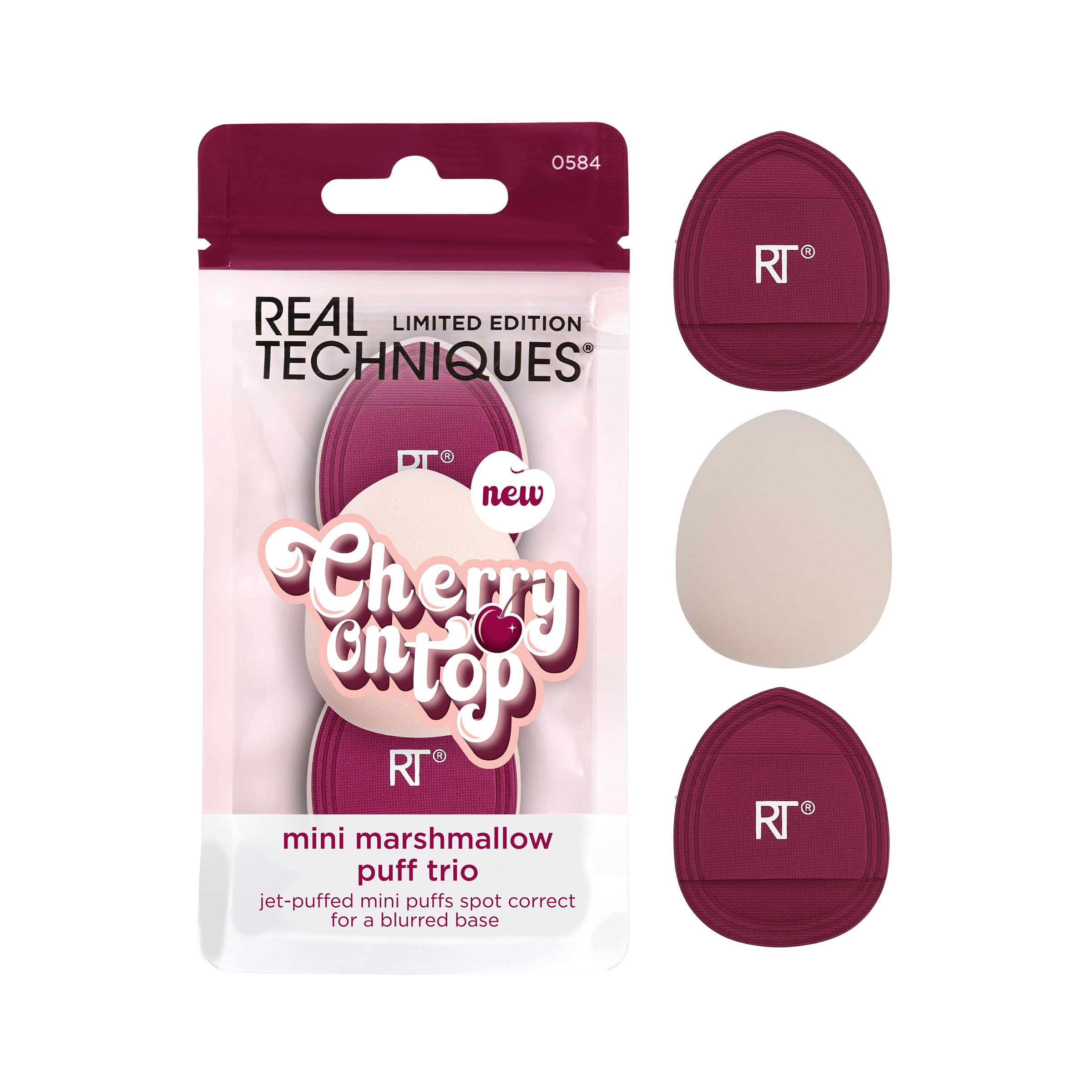 REAL TECHNIQUES #10058460 RT CHERRY ON TOP MINI MARSHMALLOW P TRIO