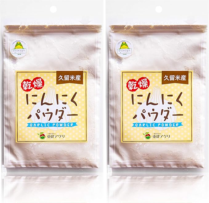 Amazon 完全無添加 国産 乾燥にんにくパウダー ガーリックパウダー 計140g 福岡県久留米産 70g 2袋 東建アグリ にんにく調味料 通販