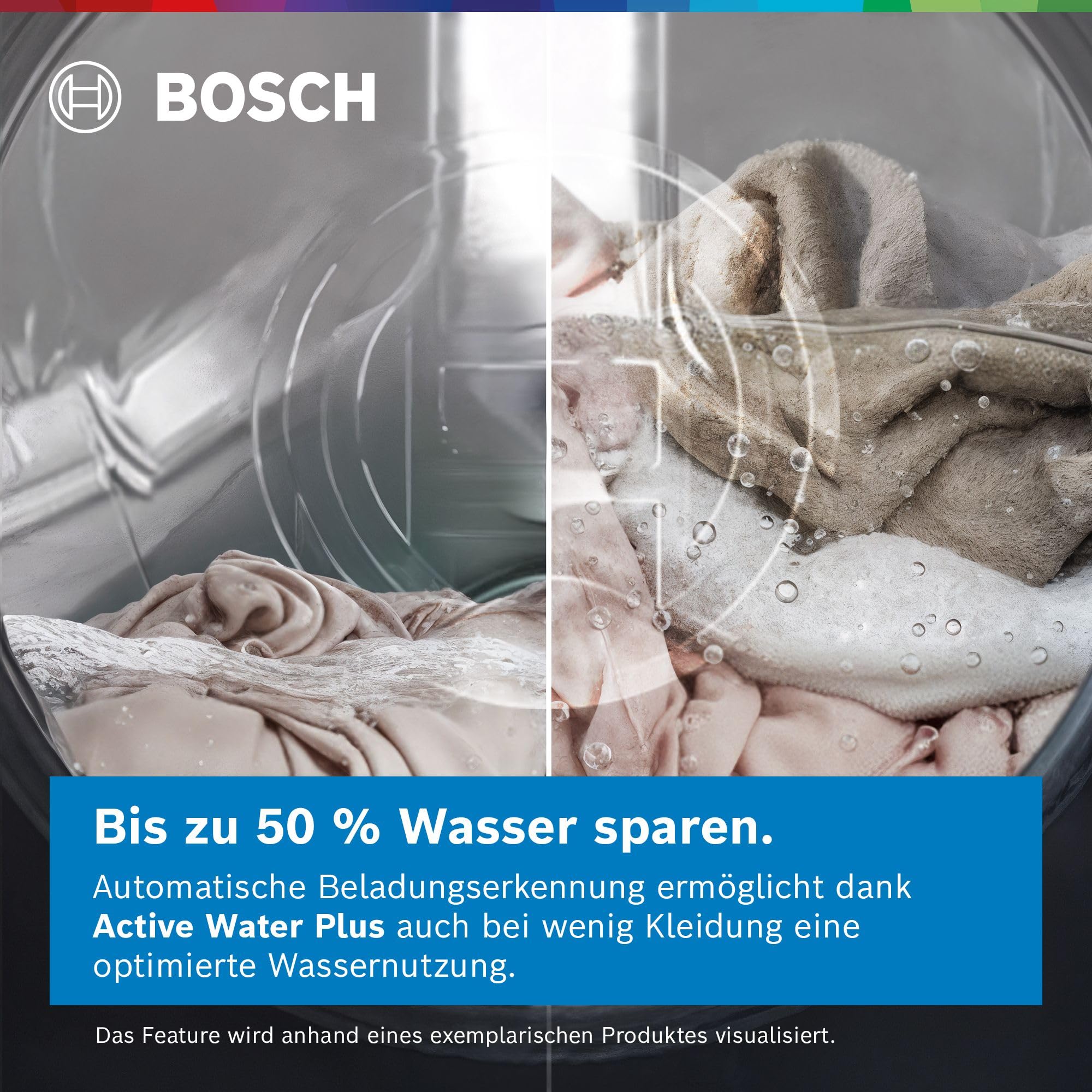 Bosch Serie 6 WUU28T71 Waschmaschine 8 kg 1400 UpM Frontlader Unterbaufähig