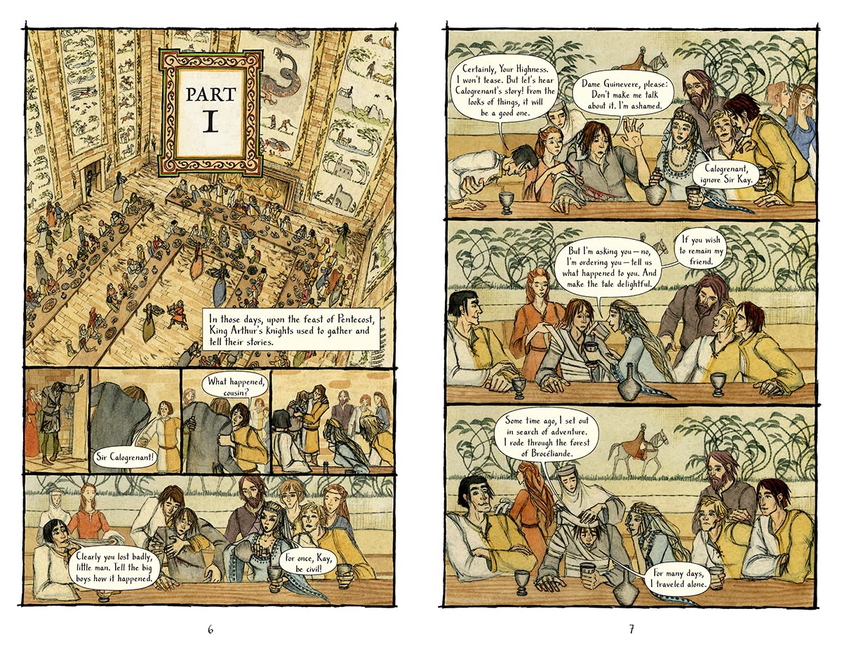 Yvain: The Knight of the Lion: A Graphic Novel