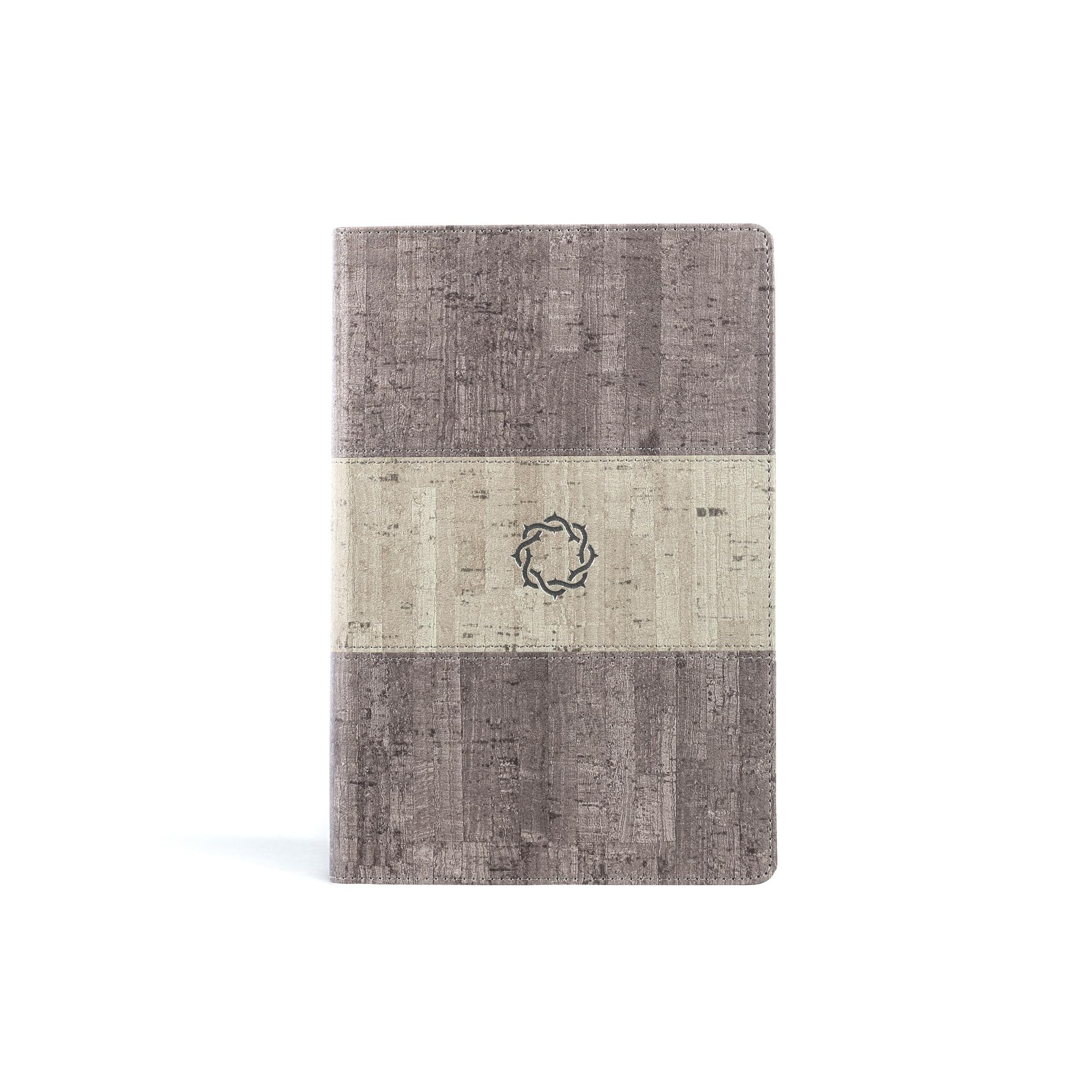 KJV Essential Teen Study Bible, Weathered Grey Leathertouch: King James Vesion, Weathered Grey, Leathertouch, Words of Christ in Red, Ribbon Marker, Full-Color Maps
