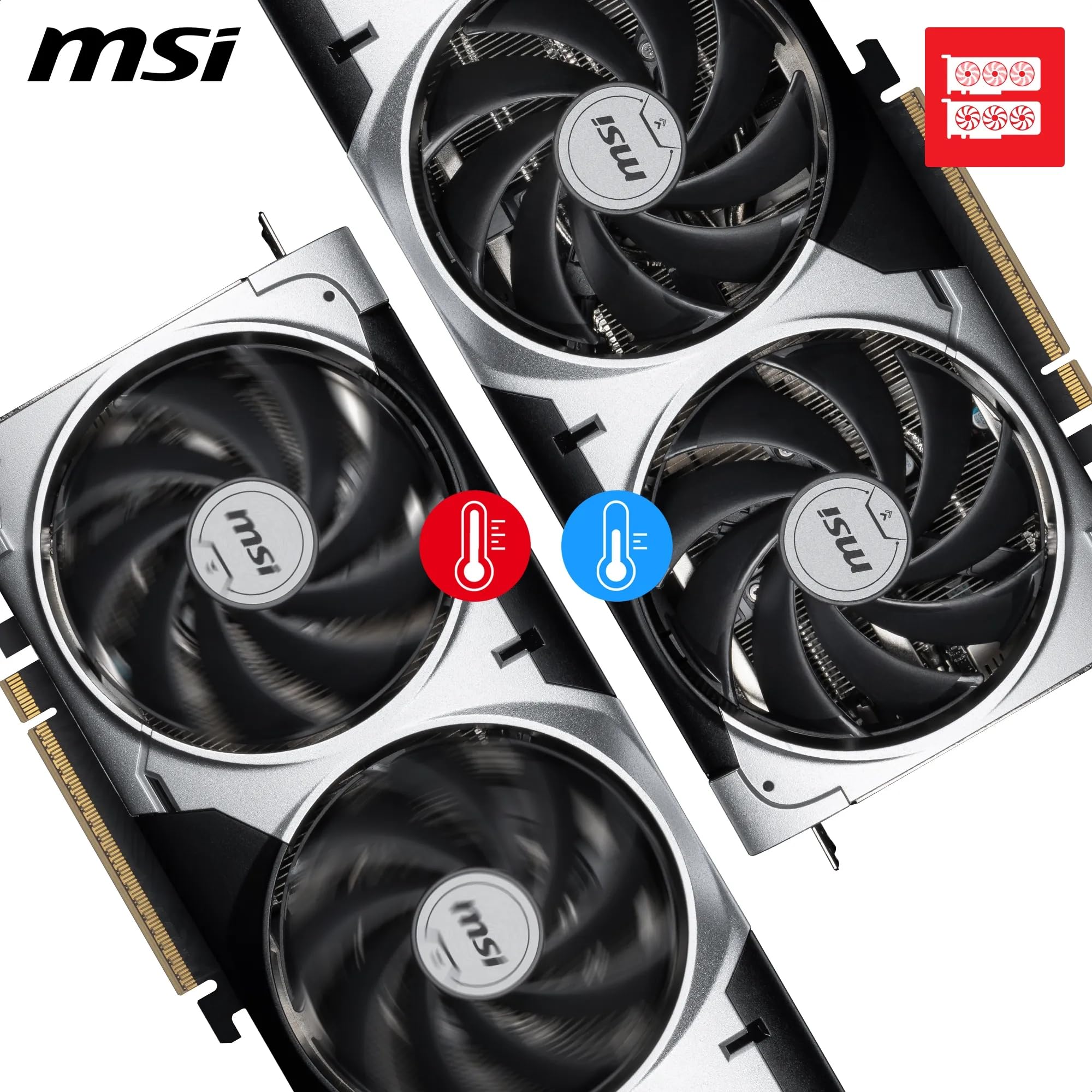 MSI NVIDIA GeForce RTX 5070 12G Ventus 3X OC Carte Graphique