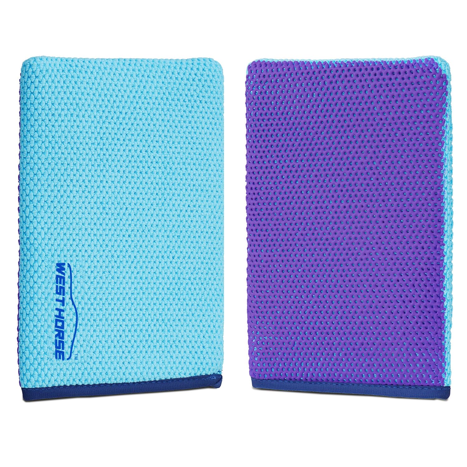 Auto Detailing Clay Mitt 2-Pack, Detailing Clay Bar Mitt for Paint, Glass, Wheels, Car Claying, Paint Prep for Wax, Polish and Sealant (8.7in. x 5.7in, Purple,2PCS)