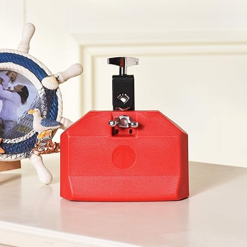 Miniatura 7 de Bloque de atasco, Bloque de percusión musical de plástico, Instrumento de tambor latino, rojo