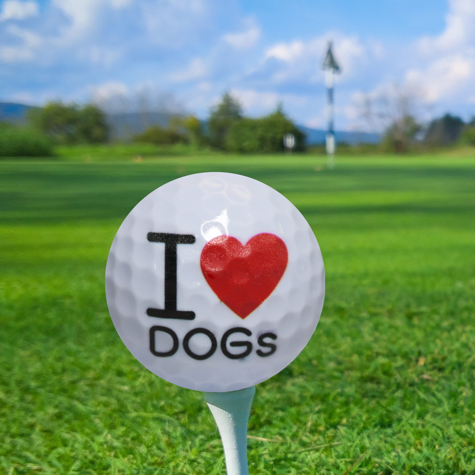 Dog Lover Golf Balls 12 pk • Great Gift IDEA from Moms, DADS and Kids - Perfect for The Person who has Everything.