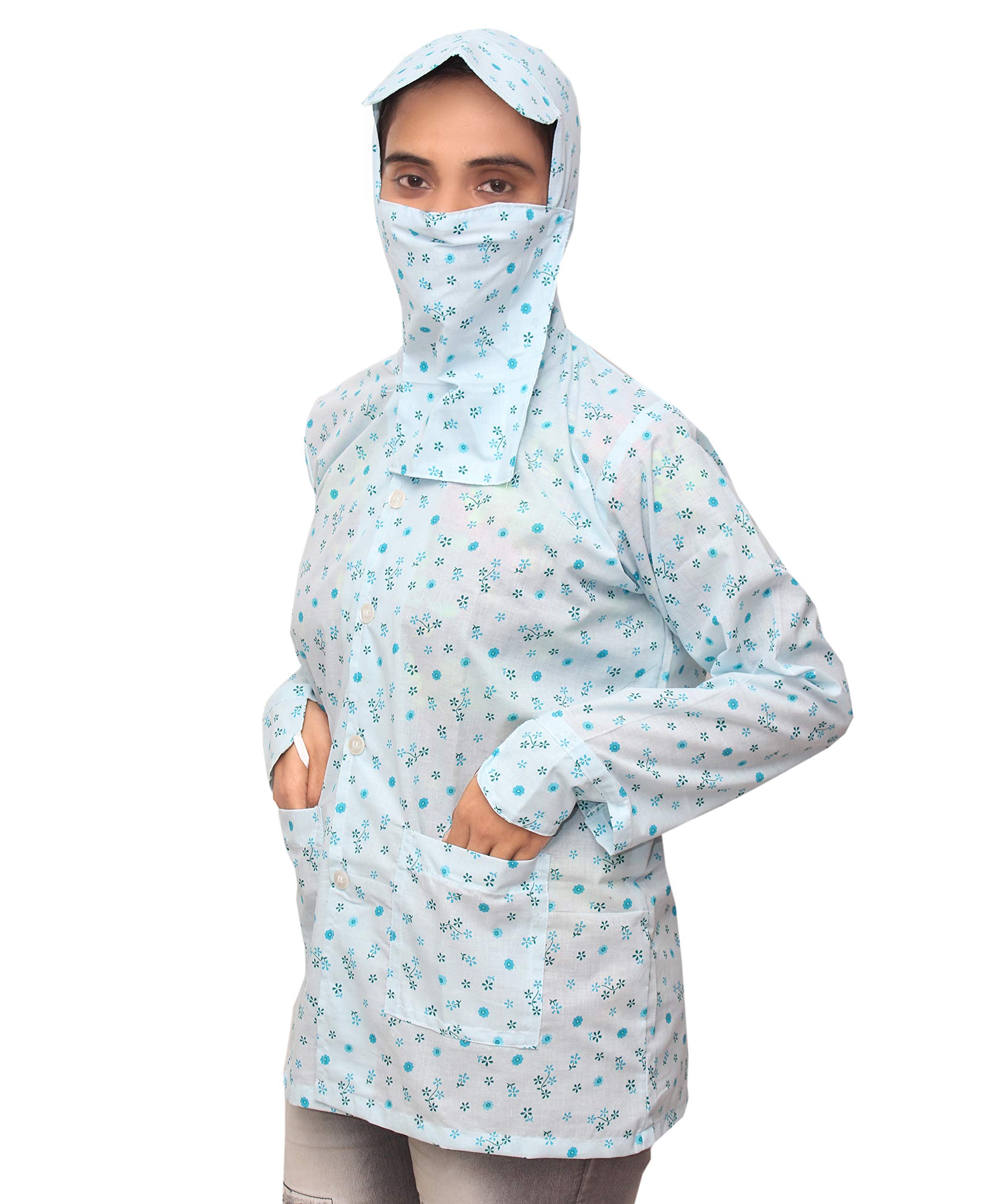 Summer Dust Polution Mask Sun Coat for Womens