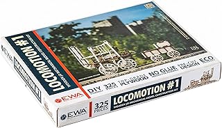 EWA Eco-Wood-Art Locomotion Wooden 3D Puzzle