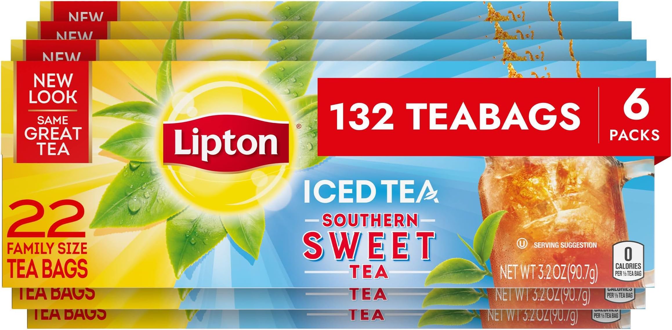 Lipton, Iced Tea Mix Zero Sugar Southern Sweet Tea, 7.4