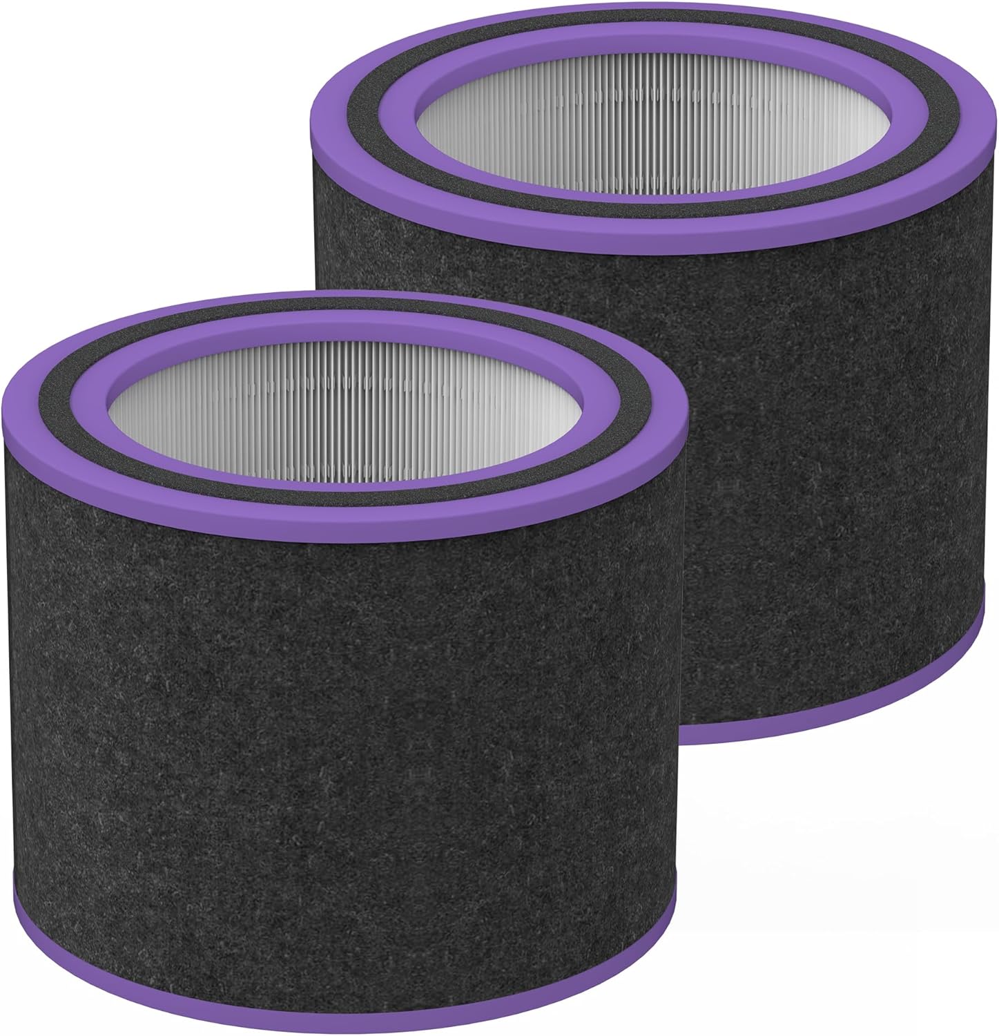 FLT151 Replacement Filter V Pet Pure HEPA Compatible with AC3000W, AC3000B, AC3050, AP3151W, AC151 Airsafe Air Purifiers, 2 H13 HEPA + 4 Carbon Pre-Filter, FLT151PT for Pet Pure