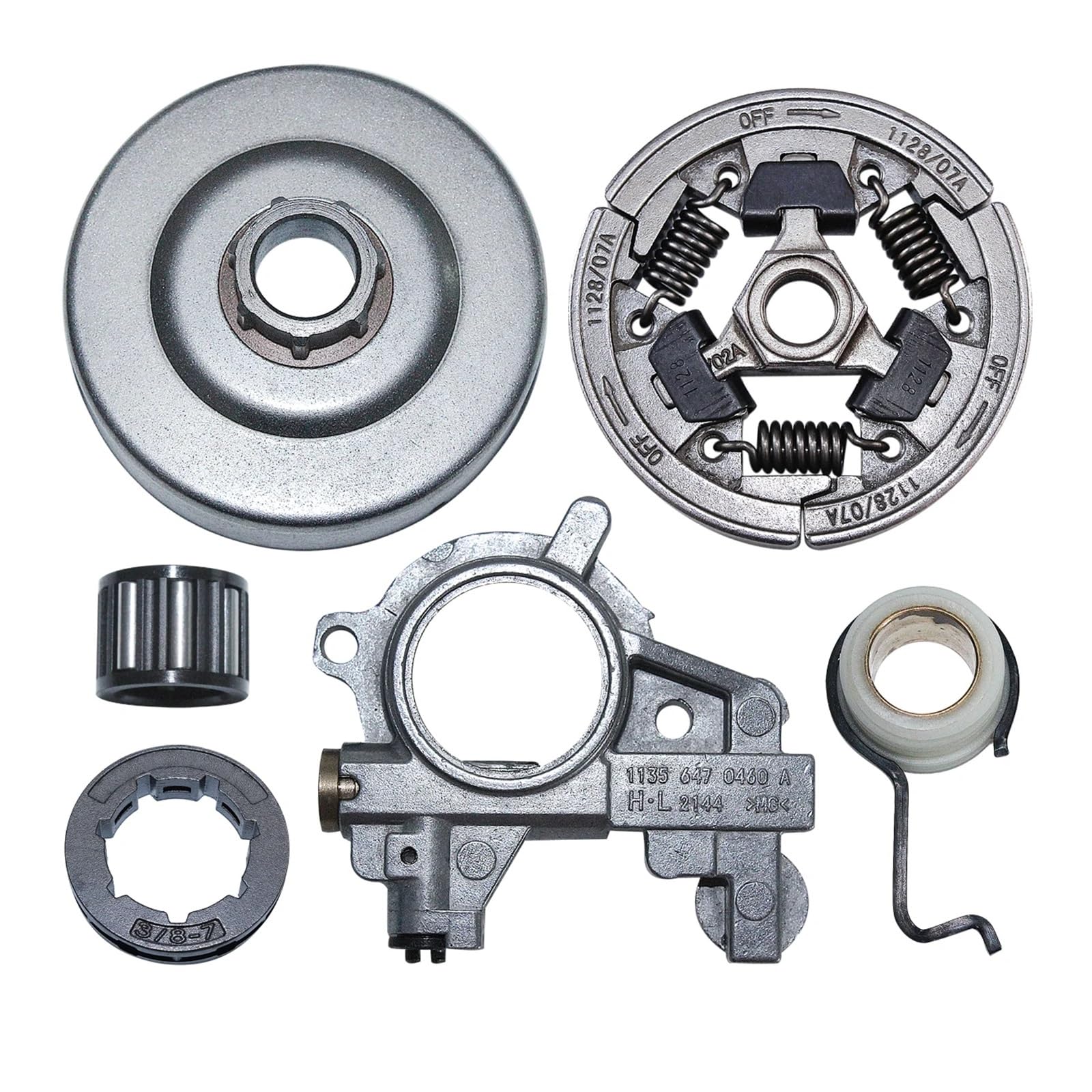 Pignon de tambour d'embrayage à jante 3/8 7 dents robuste pour MS460 044