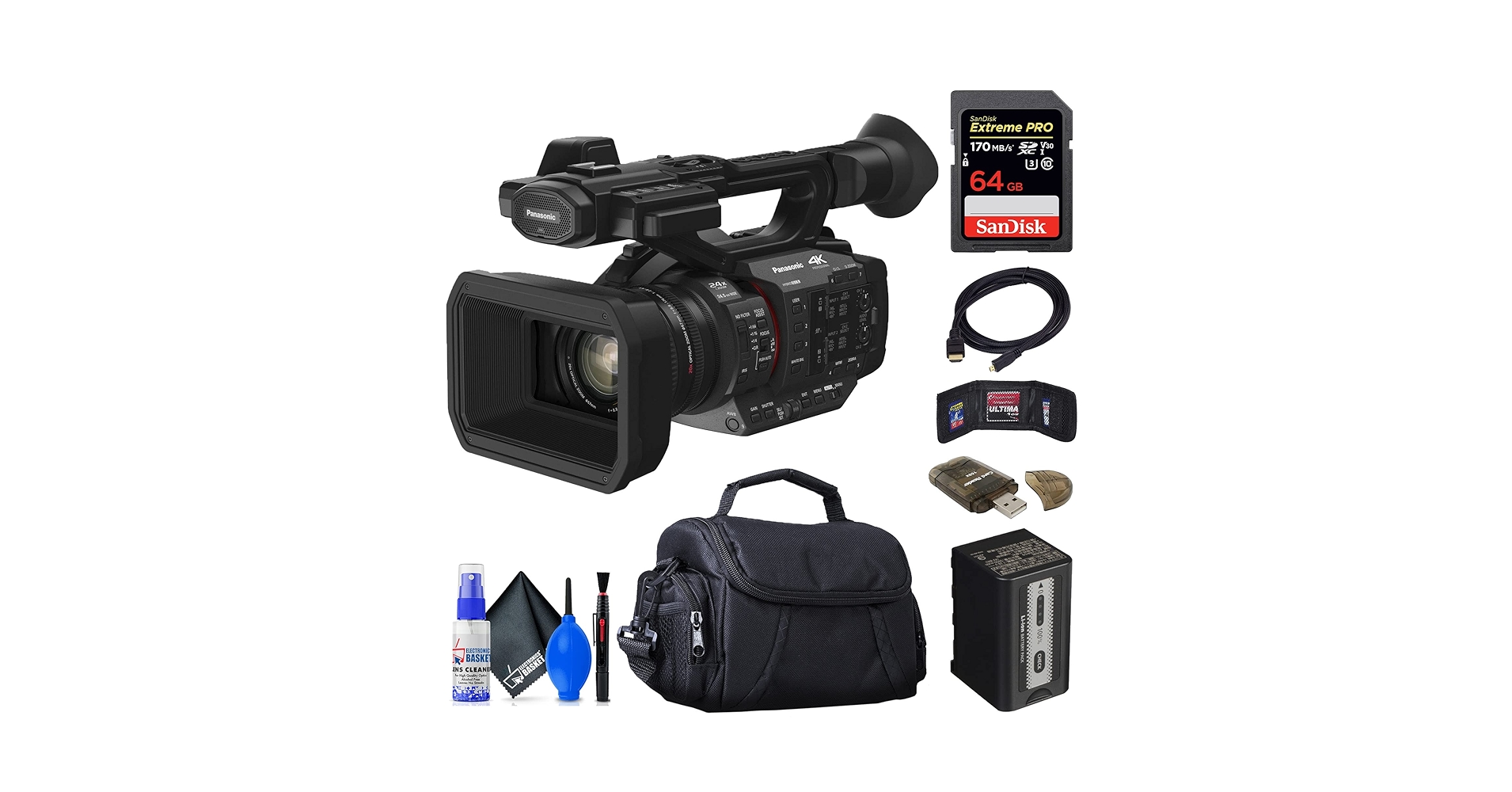 Amazon.com: Panasonic HC-X2 4K Camcorder (HC-X2) + 64GB Memory