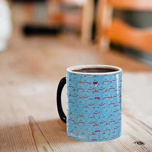 Miniatura 5 de Morphing Mugs Rick and Morty Mr. Meeseeks Una taza de cerámica que cambia de color de 11 oz Imagen revelada cuando se añade líquido CALIENTE!