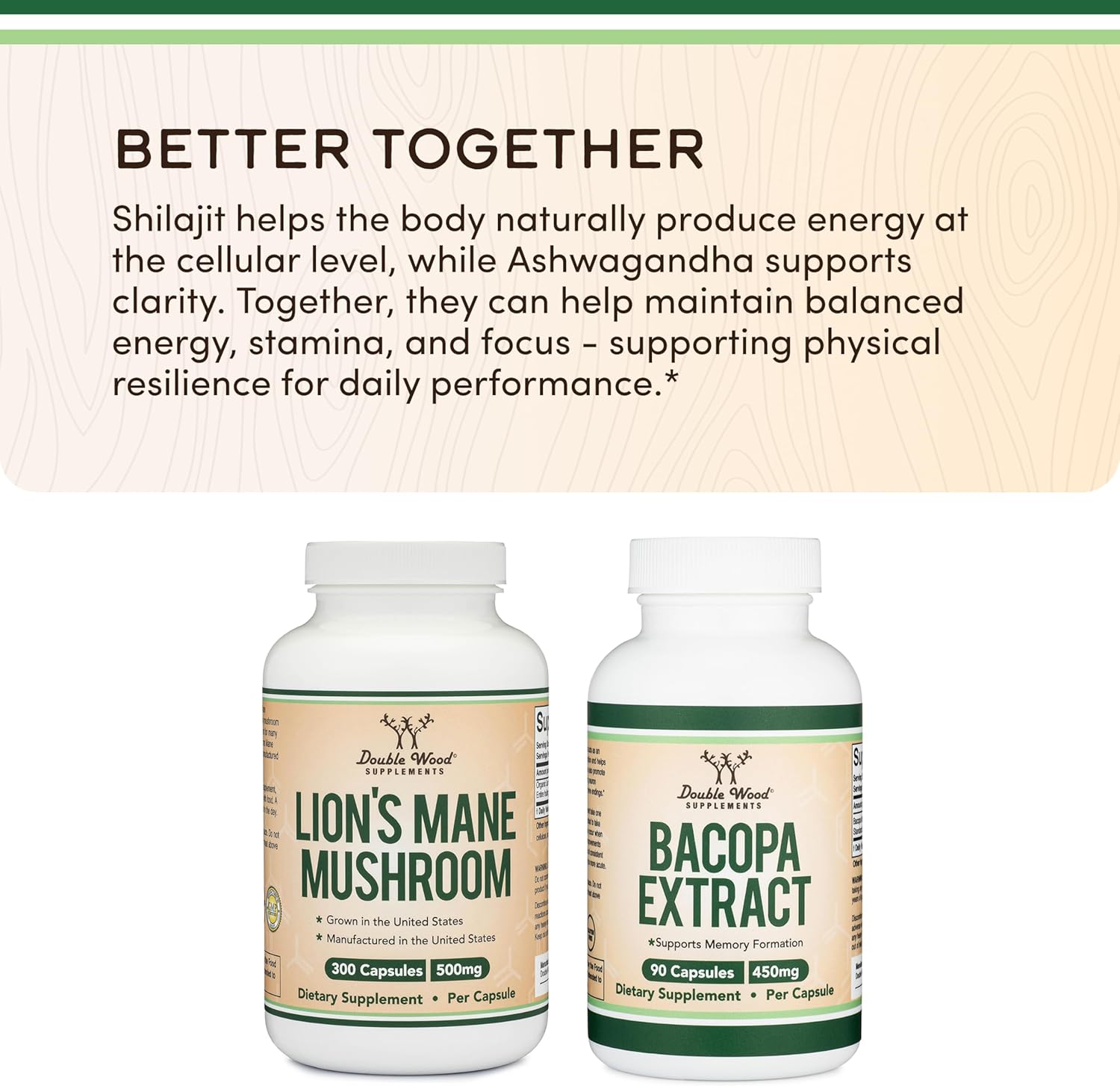 Berberine with Ceylon Cinnamon (500mg and 2 Gram Equivalent Doses) 120 Capsules for Metabolism and Metabolic Health, Third Party Tested, Vegan Safe, Non-GMO, Gluten Free by Double Wood - Image 5