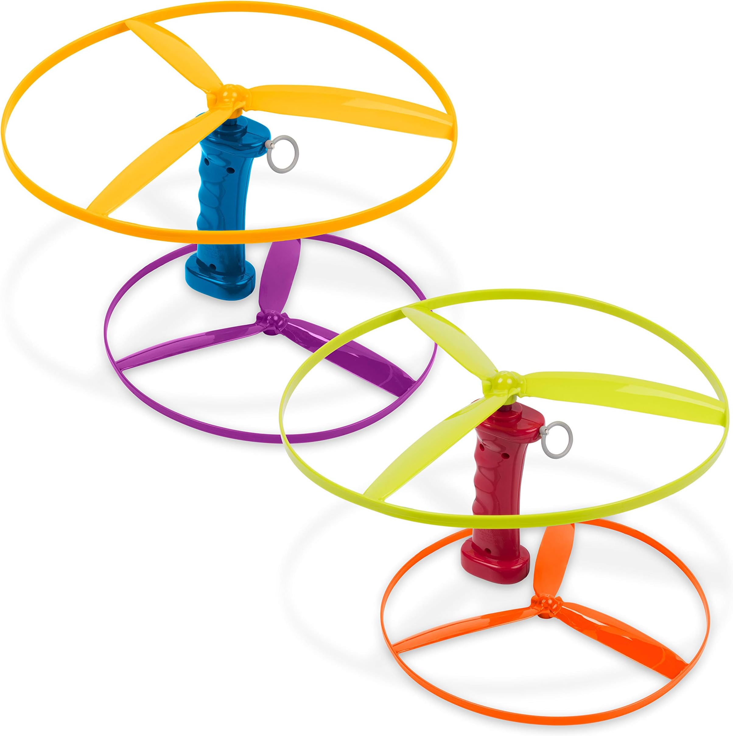 Battat – Flying Disc Toy – 2 Launchers & 4 Discs – Helicopter Playset – Outdoor Toys For Summer – 3+ Years– Skyrocopter