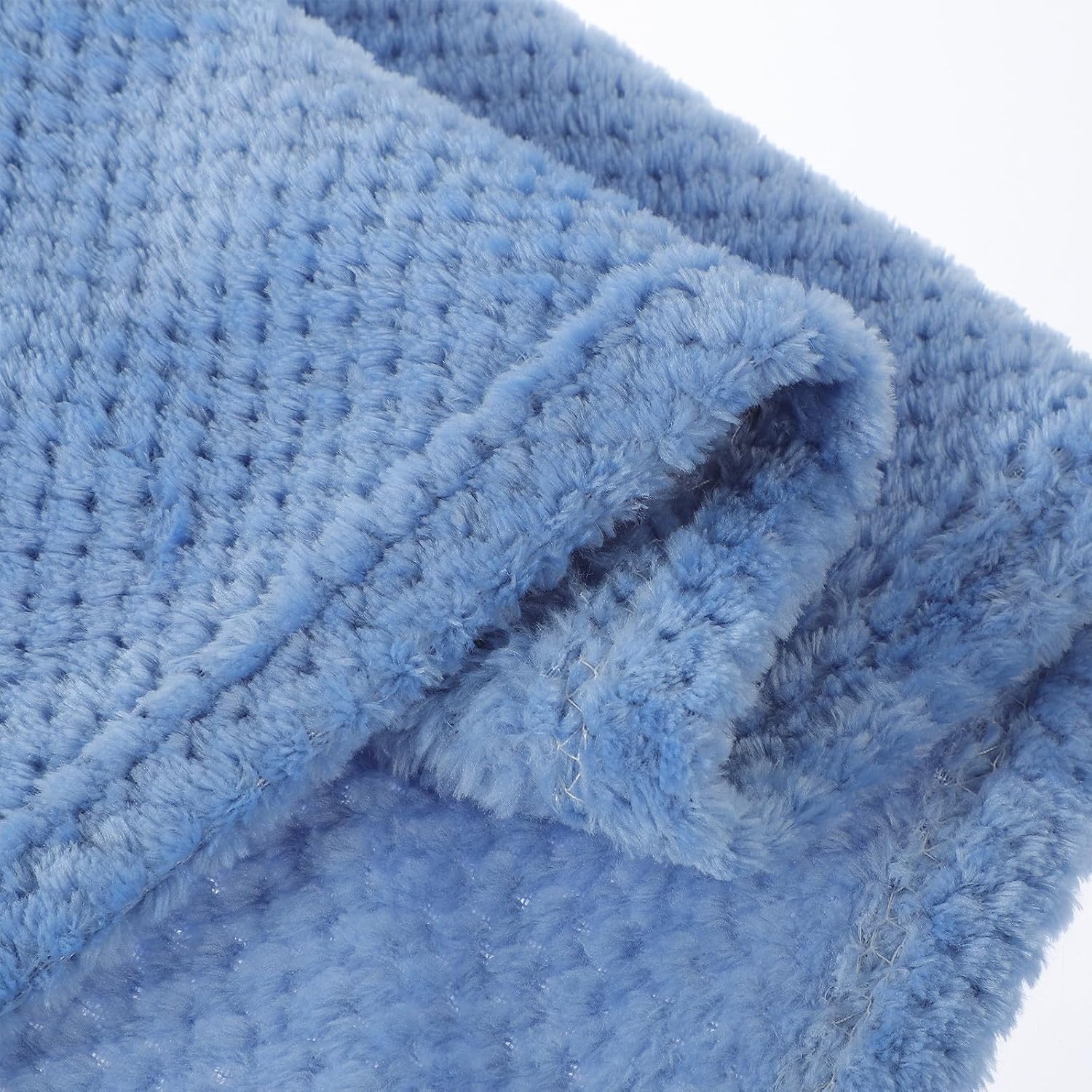 SEWACC Pet Blanket Simple Warm Cloth Sleeping Mat for Cat Blue | Practical Comfortable Four Season Use, Fashion Beautiful Design, Size S