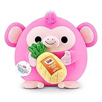 Snackles Serie 2 Snackle da 40 cm (Oli) di ZURU Peluche da 40 cm batuffoloso, coccoloso e schiacciabile con accessorio Snack