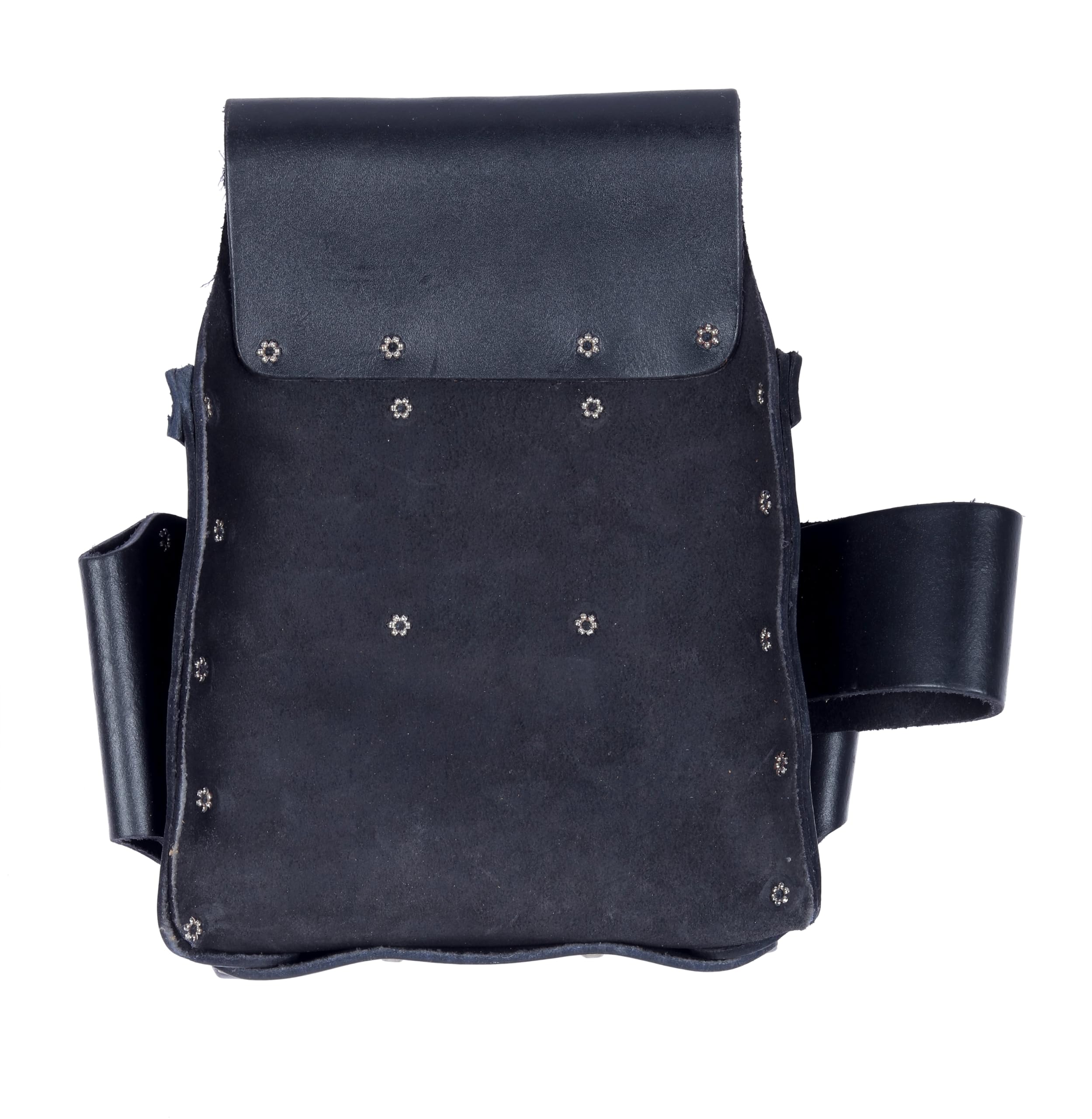VEEKAY 10-Pocket Full Grain Leather Tool Pouch - Electrician & Carpenter Apron With Waist Loop - View #11