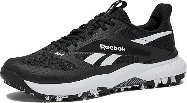 Reebok Nano Golf Spikeless Mens Golf Shoes, Black/Footwear White, 11 Men/12.5 Women