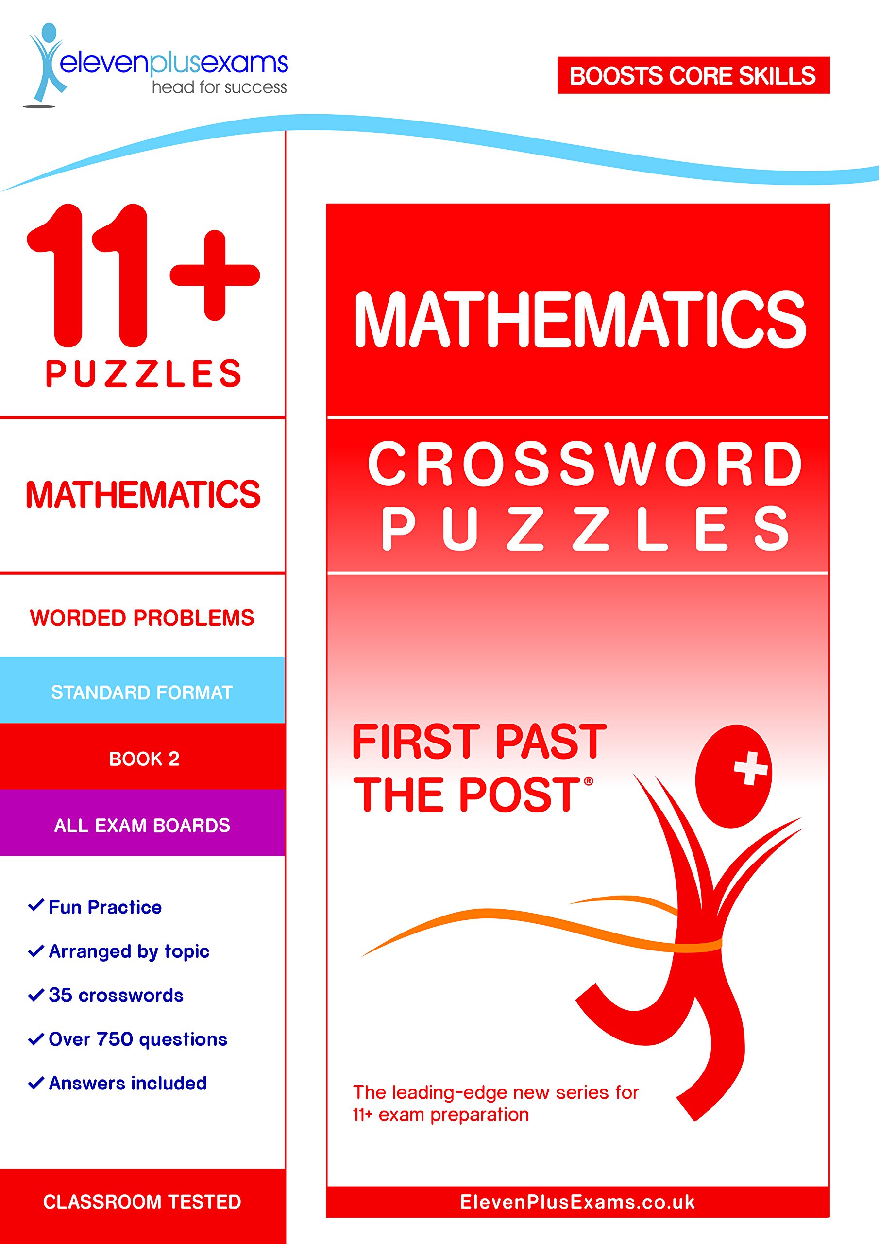 11+ Puzzles Mathematics Crossword Puzzles Book 2 (First Past the Post)
