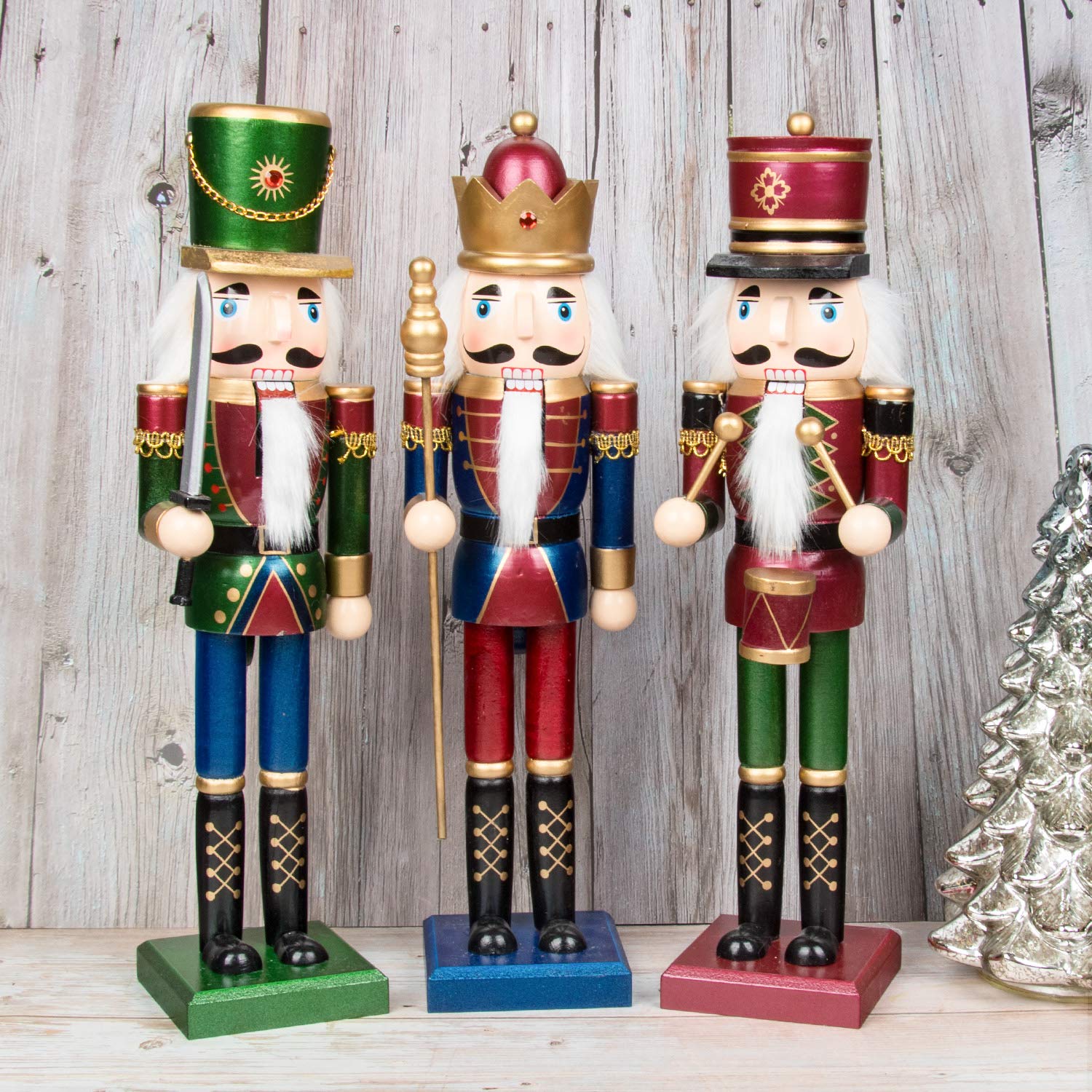 VALICLUD Casse-noisette En Bois Avec Chiffres - Décoration De Noël