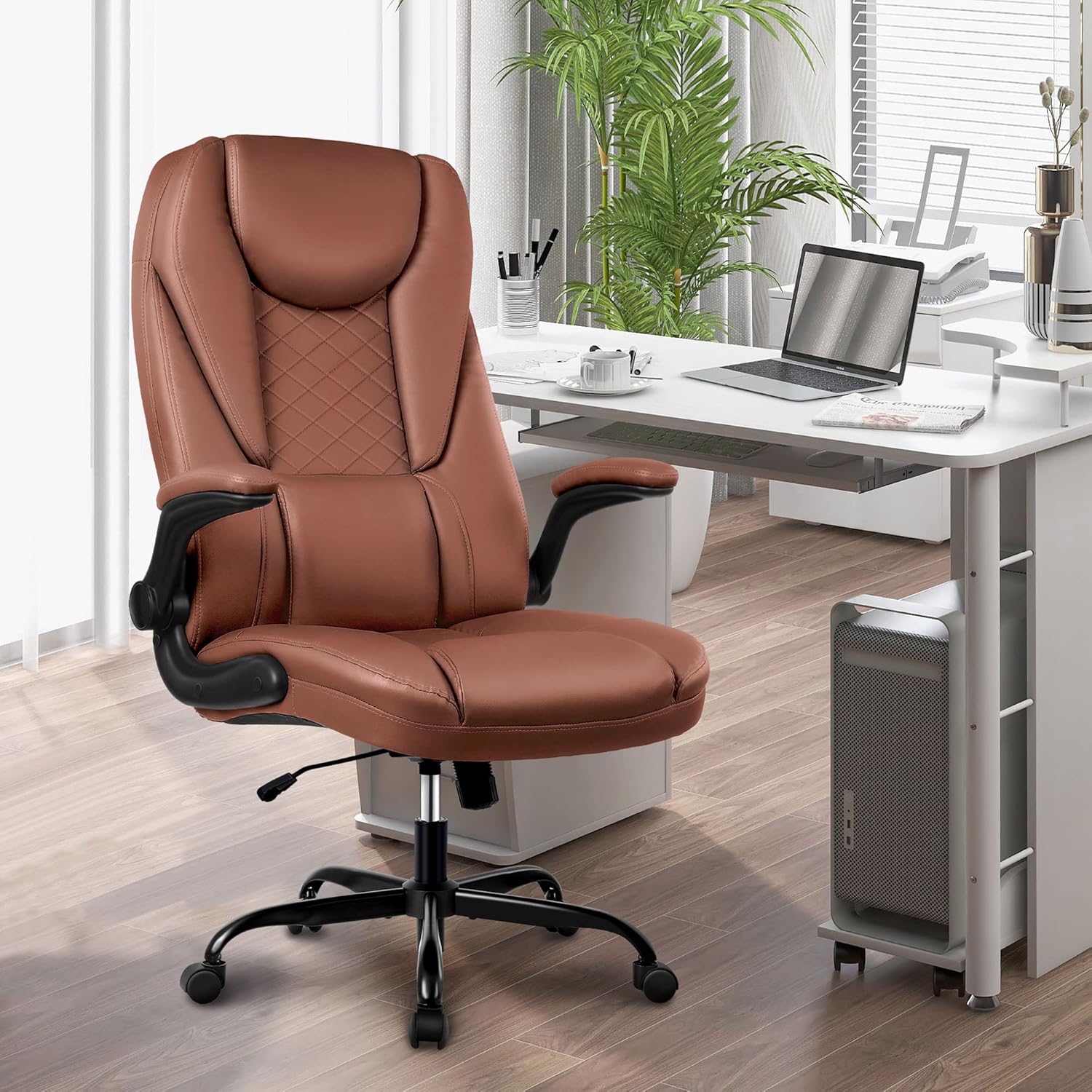 Guessky Office Chair, Executive Office Chair Big and Tall Office Chair