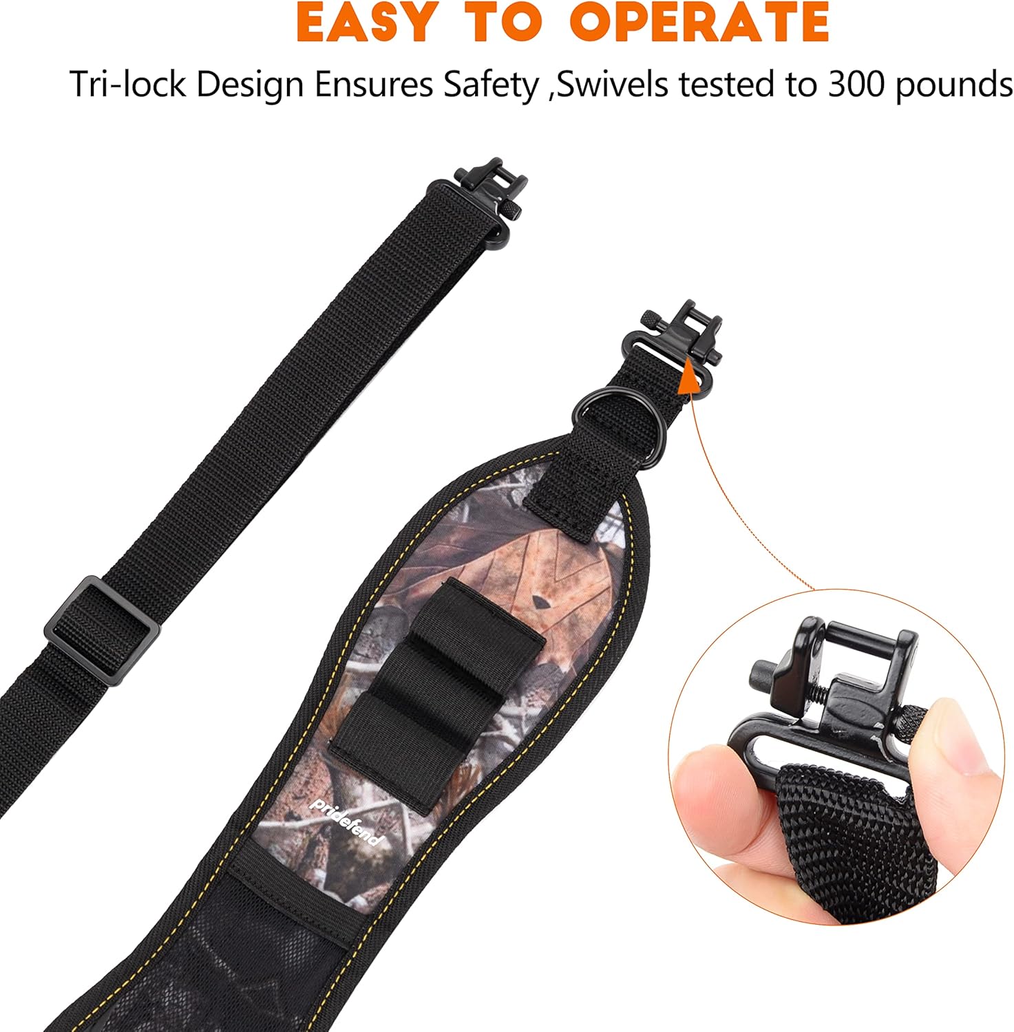 Pridefend Shotgun Sling Gun Shoulder Padded Strap Two Point Gun Sling with Swivel, Anti-Slip Shotgun Sling Alloy Length Adjuster Shell Loops All Metal Hardware : Sports & Outdoors