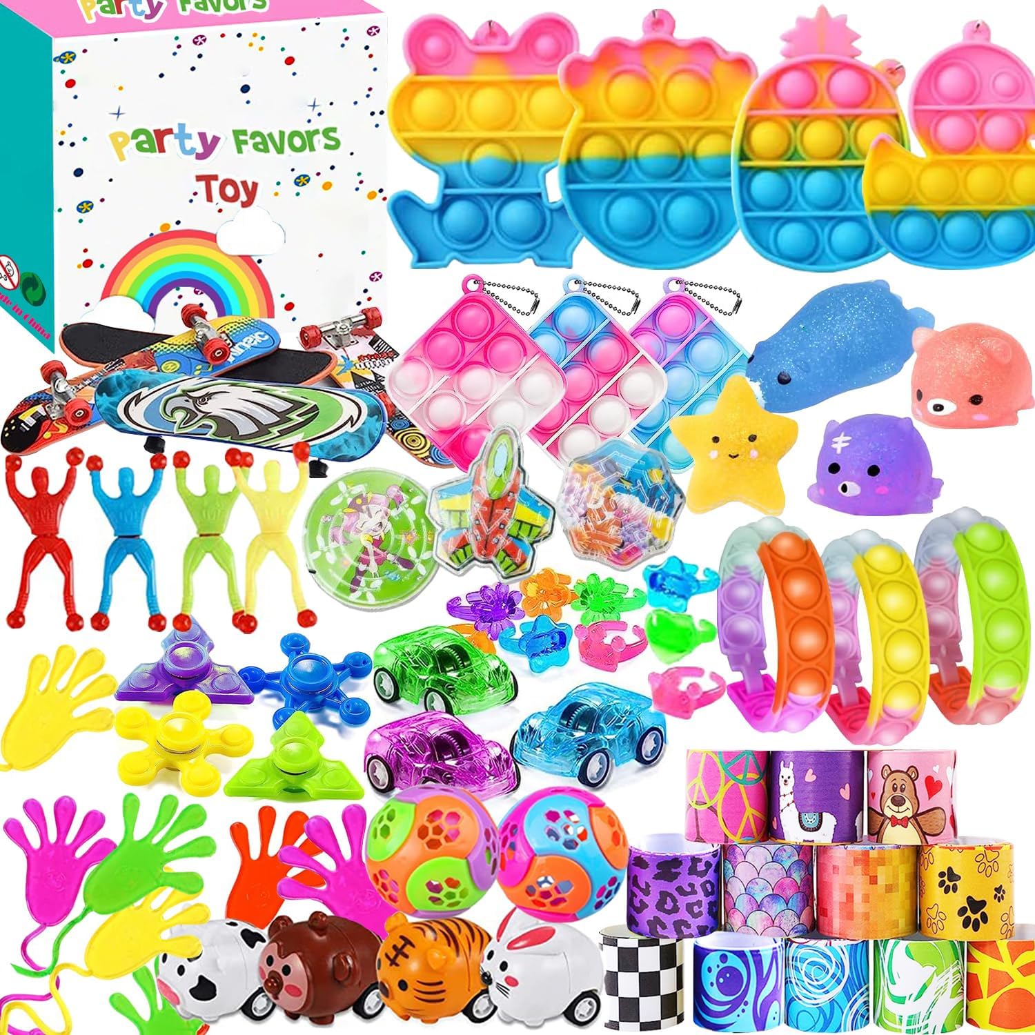Aibequ 69 Pcs Party Favors for Kids - Pop Fidget Zambia | Ubuy