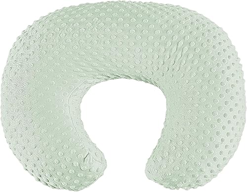 Miniatura 16 de Almohada de lactancia para biberón y lactancia materna, elementos esenciales de lactancia de comodidad ergonómica para mamá y bebé, almohada de