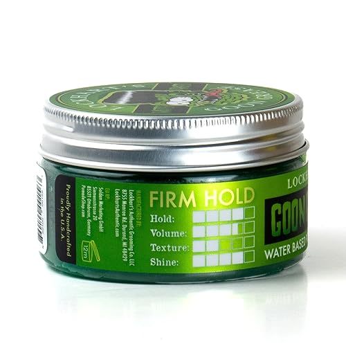 Miniatura 7 de Lockhart's Goon Grease  Pomada a base de agua  Pomada para el cabello de alto brillo para hombres  Lavable, fuerte peinado para looks clásicos y