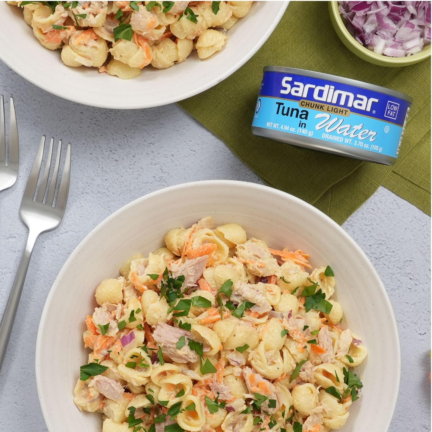 Sardimar Chunk Light Tuna ( Water - Pack of 12 ) - Ready to eat meals in can