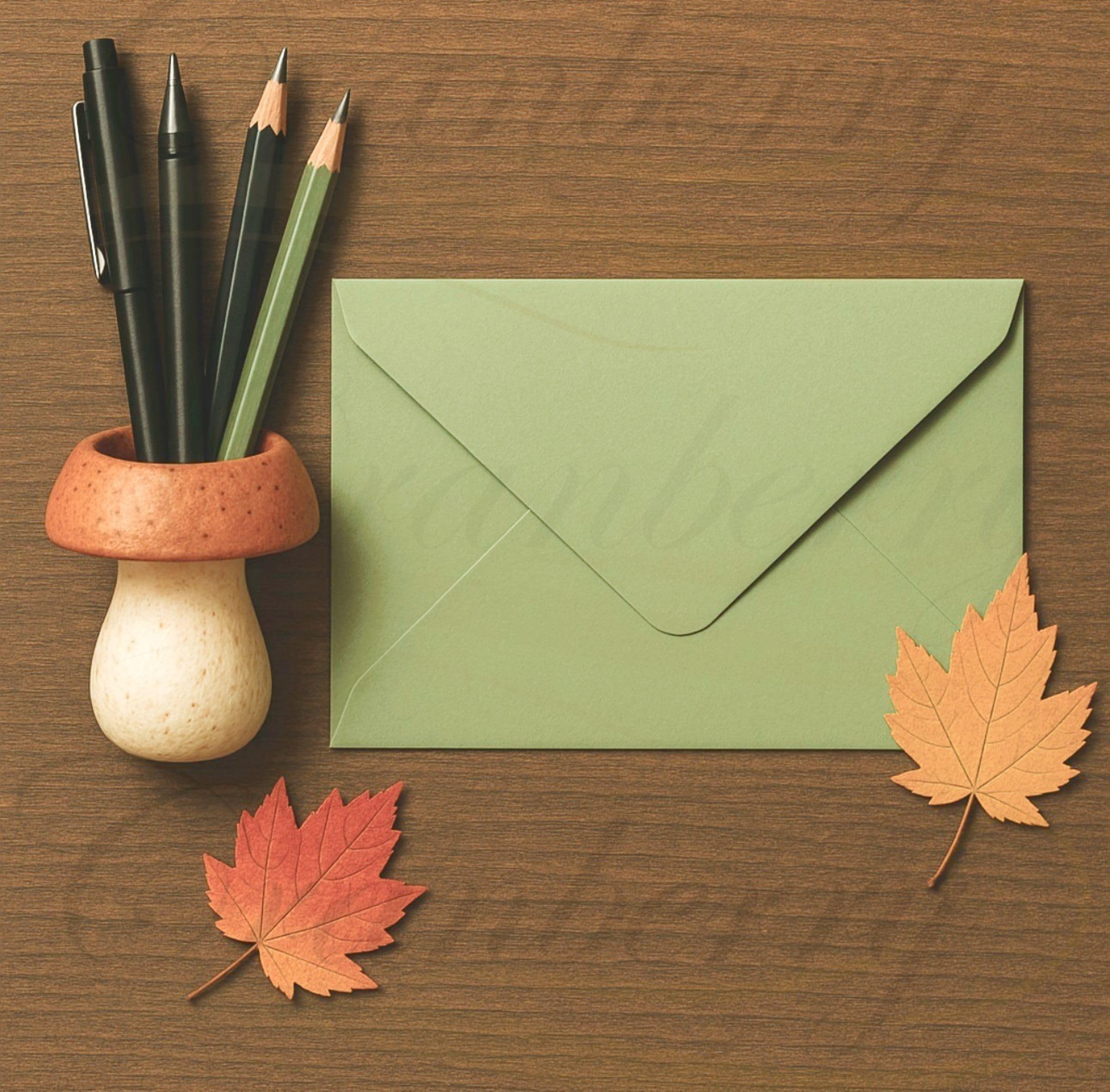 Lot de 25 enveloppes gommées format C6 vert olive 114 x 162 mm pour cartes de vœux A6, anniversaire, Noël, commercial, invitations et utilisation quotidienne.