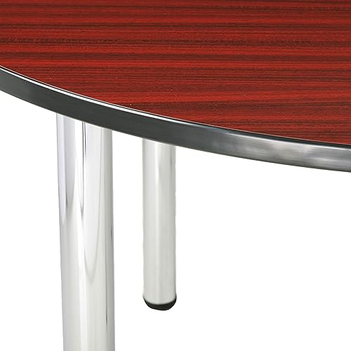 Miniatura 8 de Kee - Mesa redonda para sala de descanso de 48 pulgadas, color cerezanegro