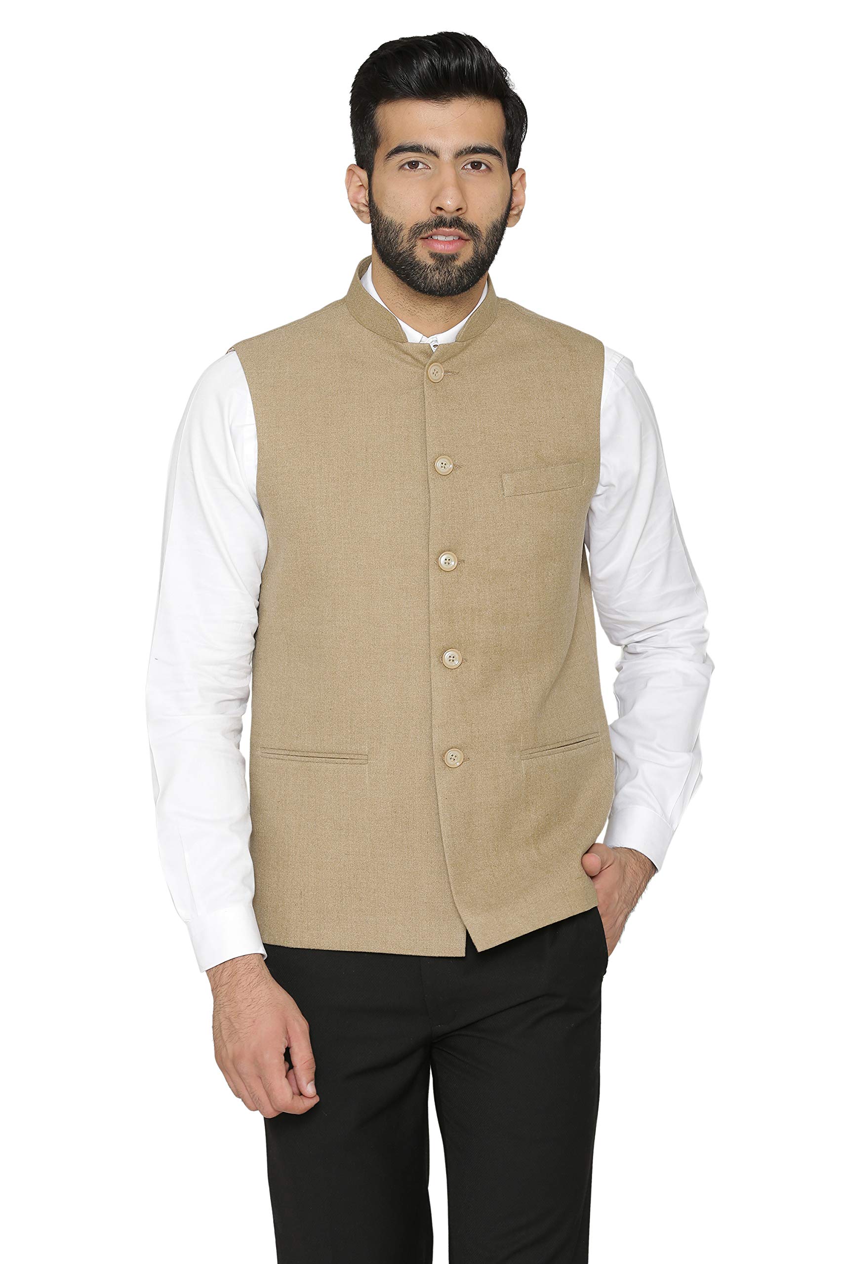 Men's Tweed Wool Modi Nehru Jacket
