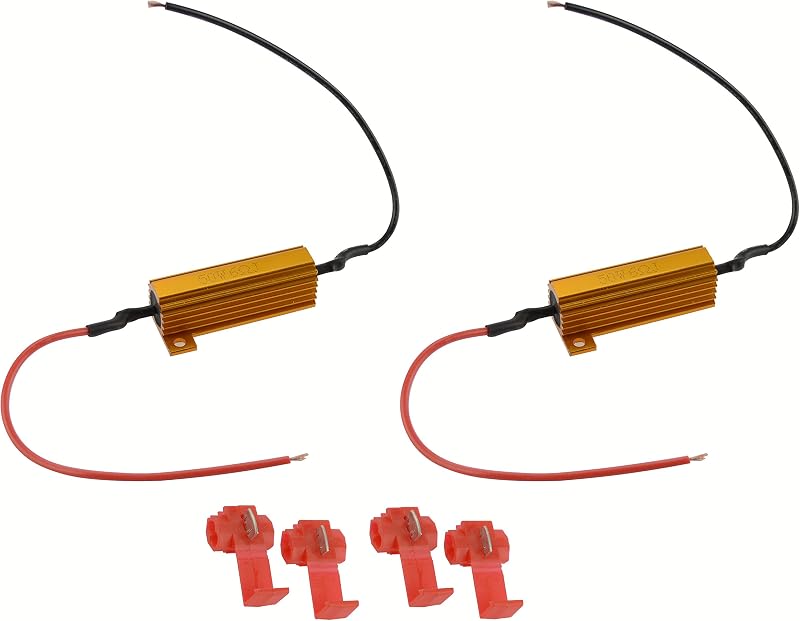 Resistores de carga Innovited 50 W 6 Ω para lâmpadas LED e HID – 2 unidades
