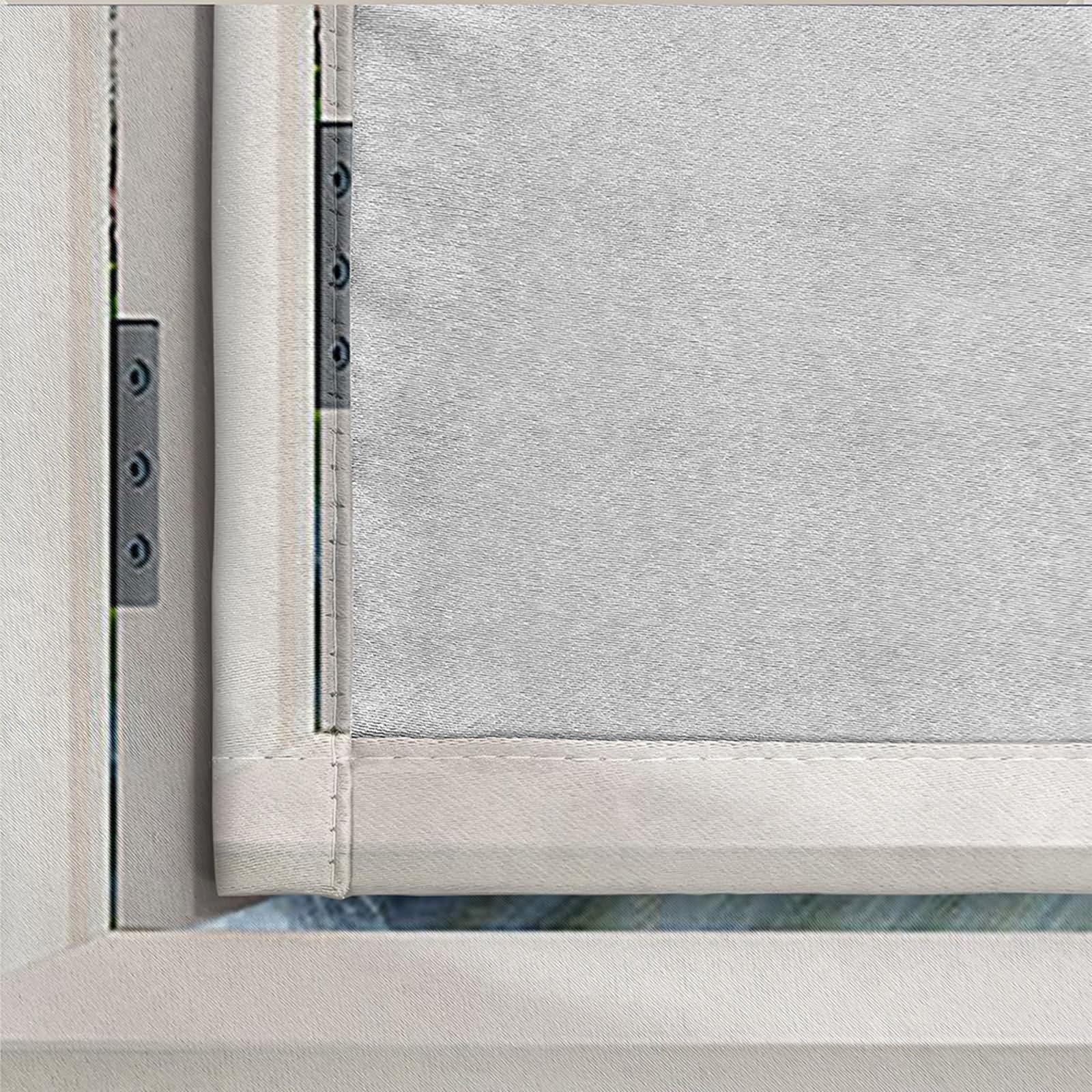 Rideau Fenetre Boheme, Rideau Fenetre Salle de Bain Multicolore Cadre de Fenêtre avec Paysage de Cascade Polyester 2 Panneaux 214x160cm