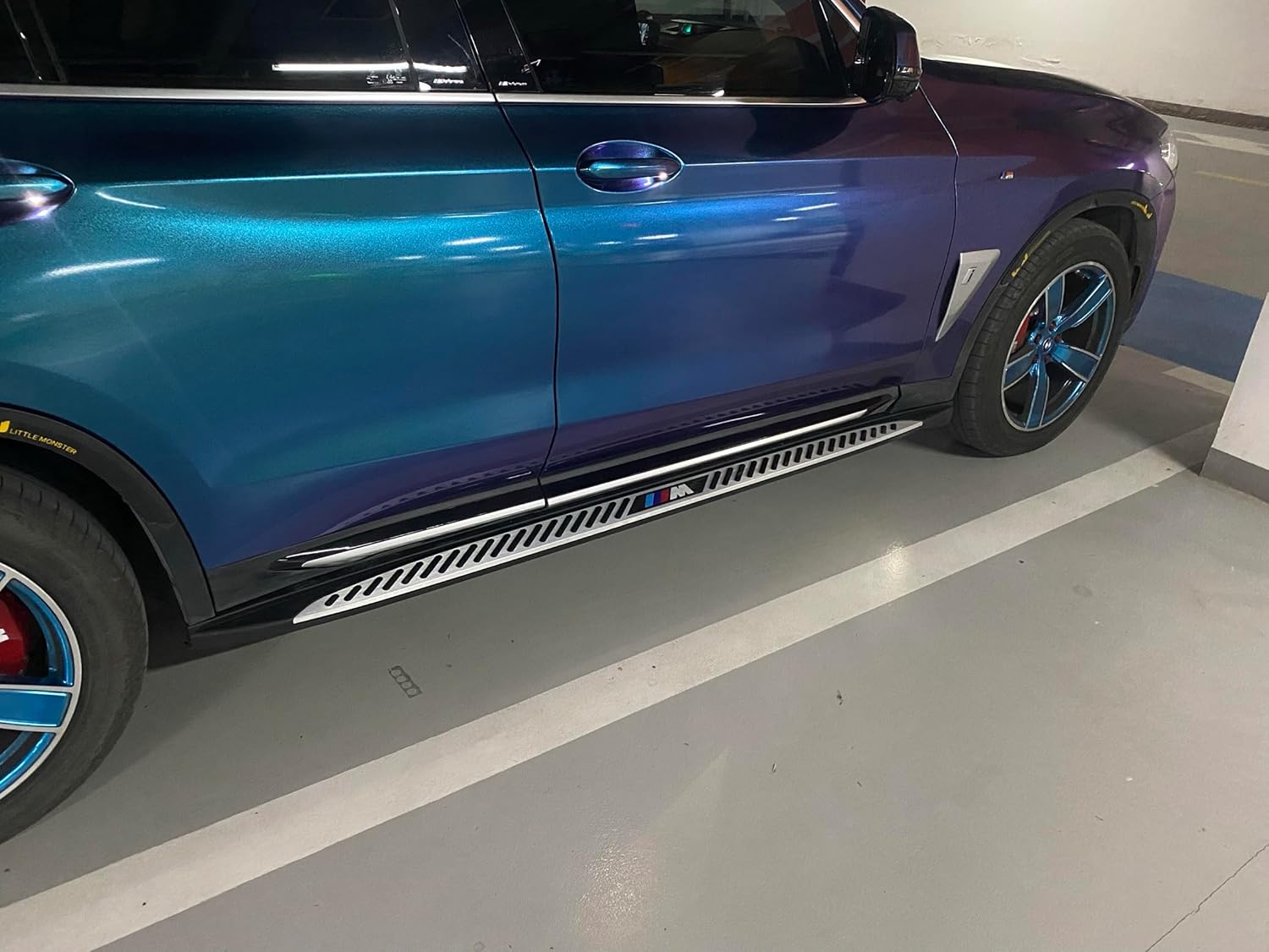 2 PCS Aluminium Running Board Side Step Fit for BMW X3 G01 2018-2023 Modified Parts Car Accesories