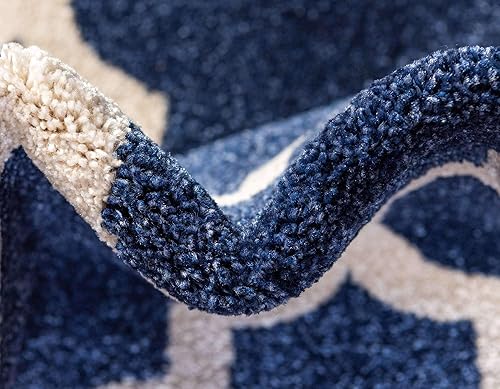 Vista 80 de Unique Loom Trellis Collection - Alfombra estilo marroquí de enrejado gris oscuro (8' 0 pies x 11' 0 pies)