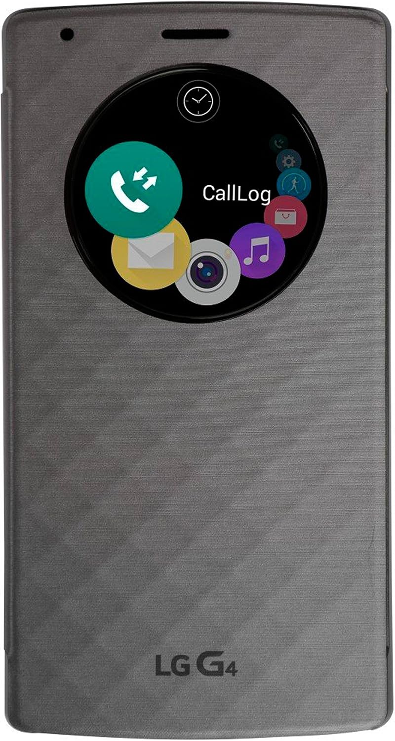 For G4 Phone LG Electronics Quick Circle Snap On Case - Silver