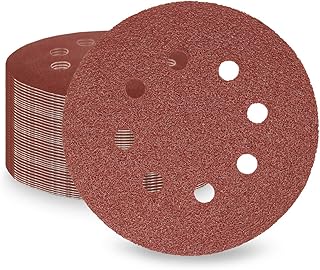 LESNIC 60 Grit Sanding Discs 50 pcs, 125mm Sa...,
