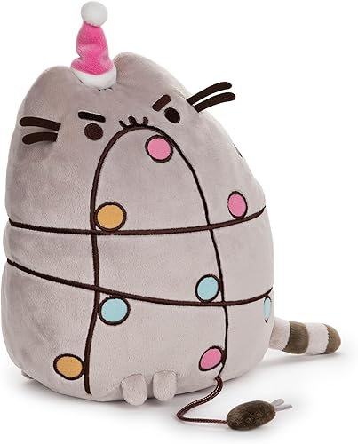 Miniatura 2 de GUND Pusheen - Gato de peluche con luces LED navideñas