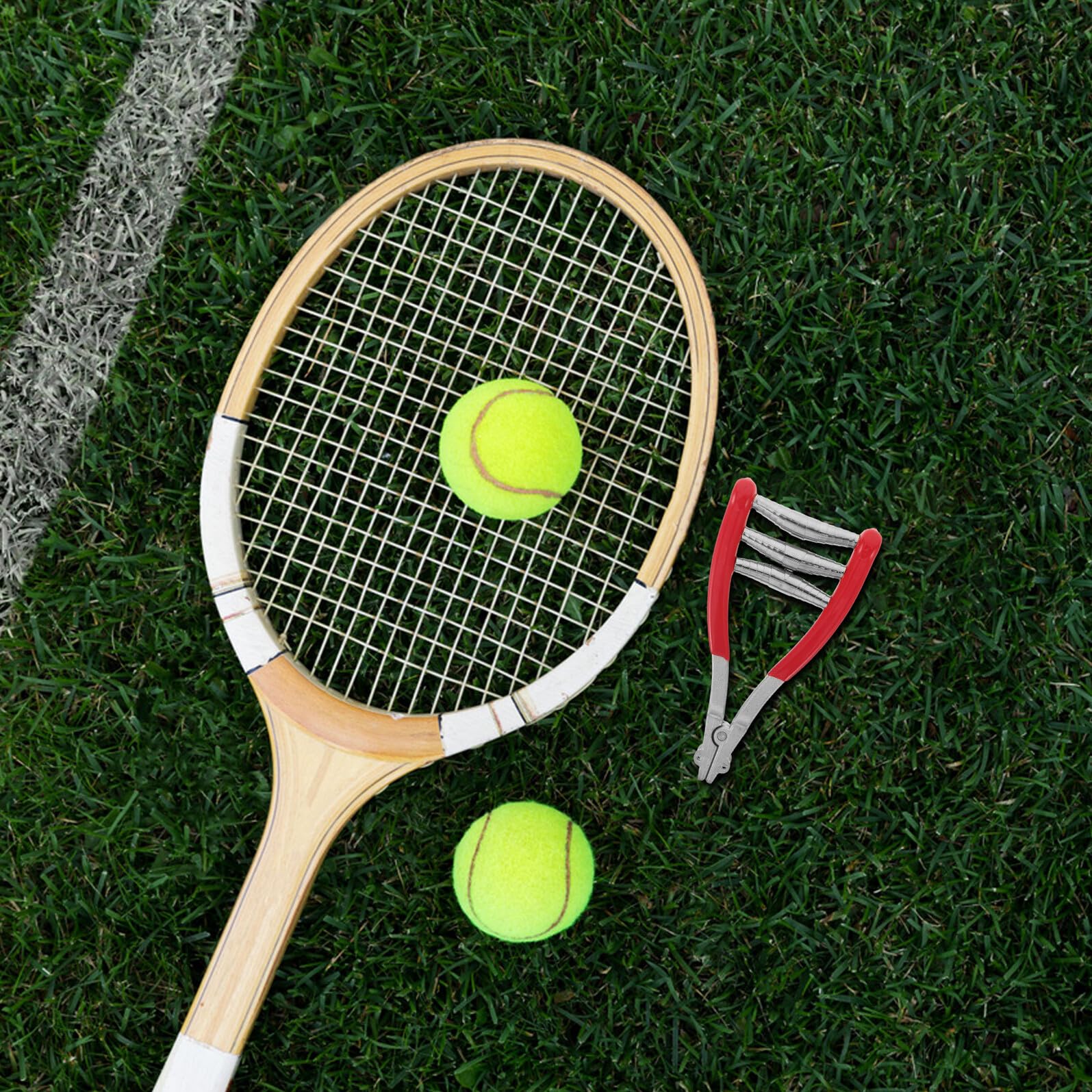 ifundom Macchina per Incordatura Racchetta Tennis Portatile, Lega di Zinco