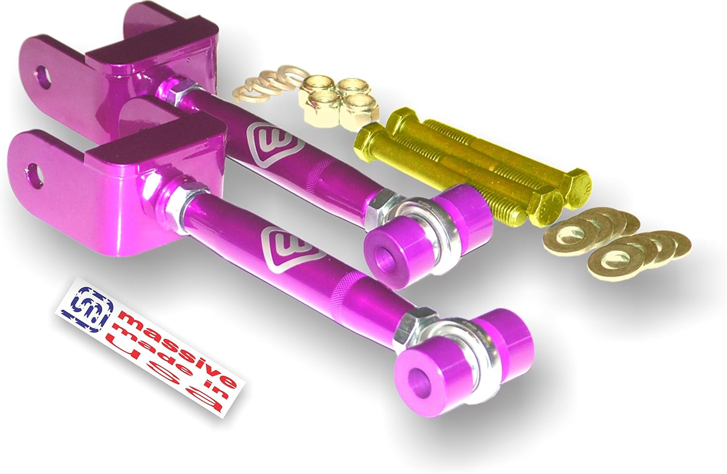 6 COLOR Choices Made in USA PURPLE RaceSpec Adjustable Rear