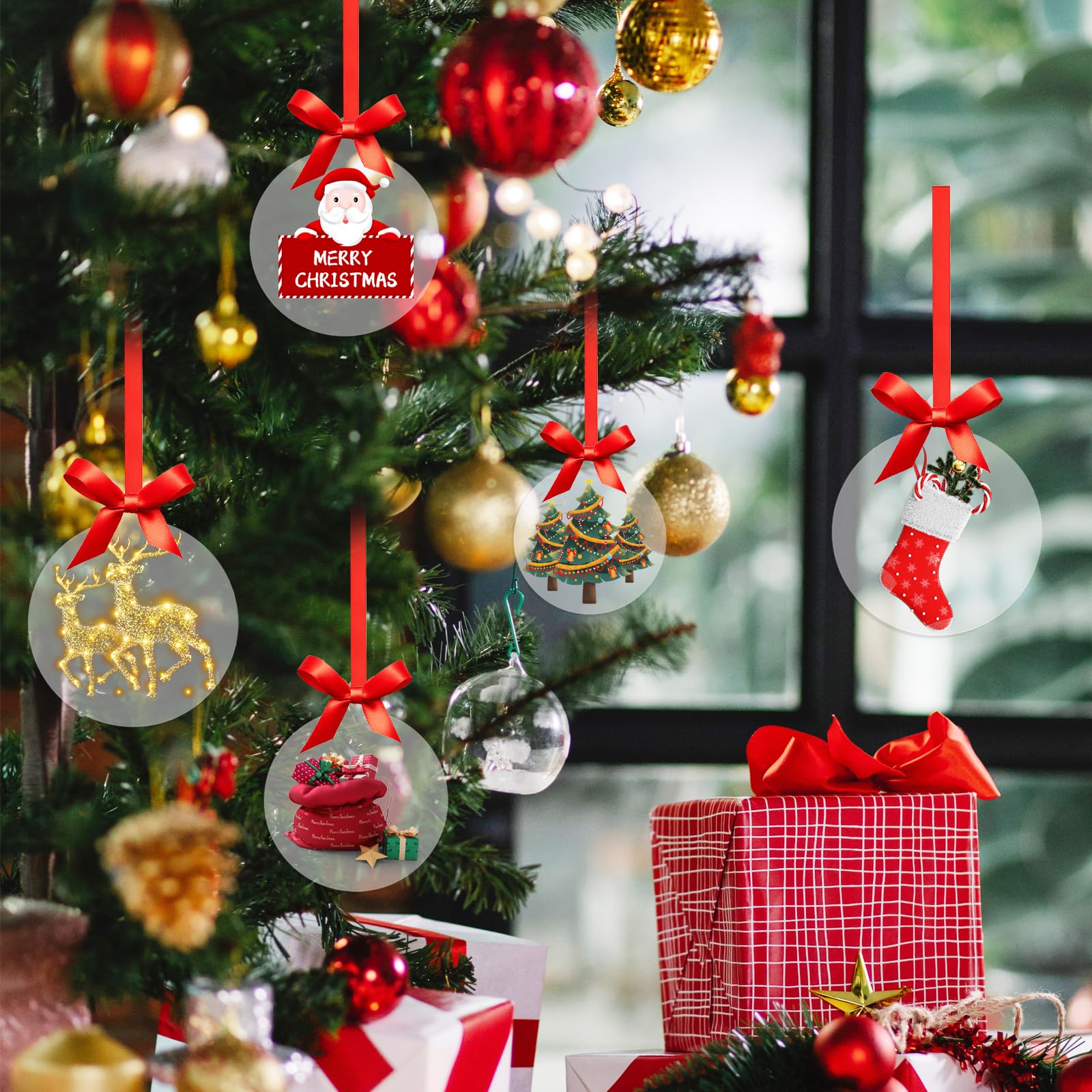 Boule De Noel Vide 50 Boules De Noël Transparentes 5 Cm En Acrylique - Déco Sapin DIY - Pour Personnalisation Lot De Boules De Noel