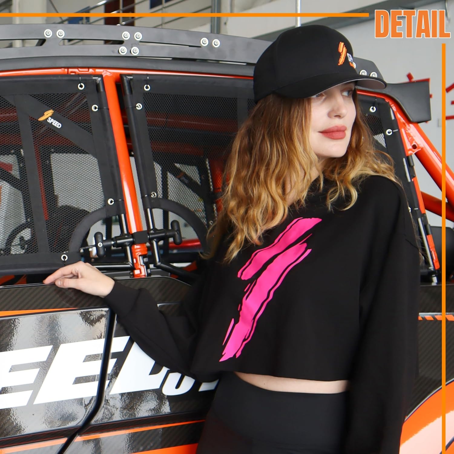 Women's fashion long sleeve hoodies pull over black fashion fleece winter sweatshirt - Image 4