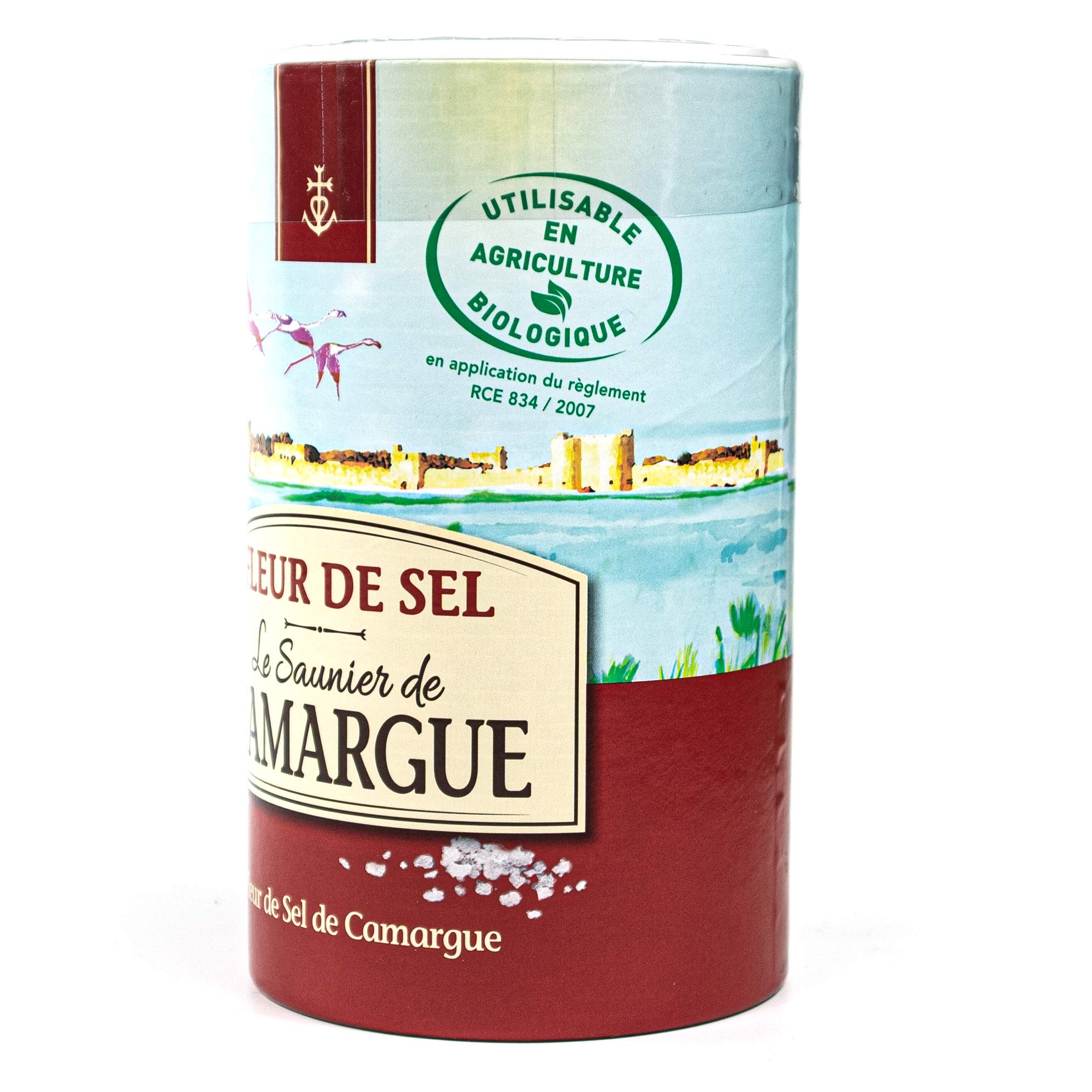 Le Saunier de Camargue - 5er Set Fleur de Sel Salz in á 1 kg Dose (Kristallsalz) - Aus leicht feuchten Kristallen mit besonderer Körnung und Aroma - Premium Meersalz aus (Süd-Frankreich/Mittelmeer)