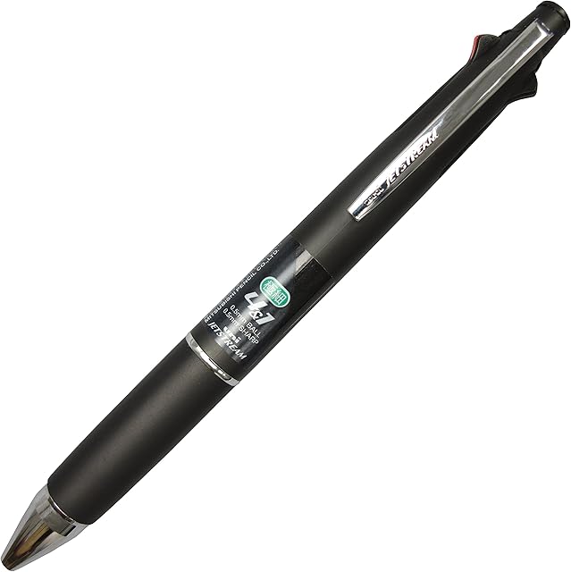 uni Jetstream 0.5 mm Ballpoint Multi Pen and 0.5 mm Pencil, Black Body (MSXE510005.24)