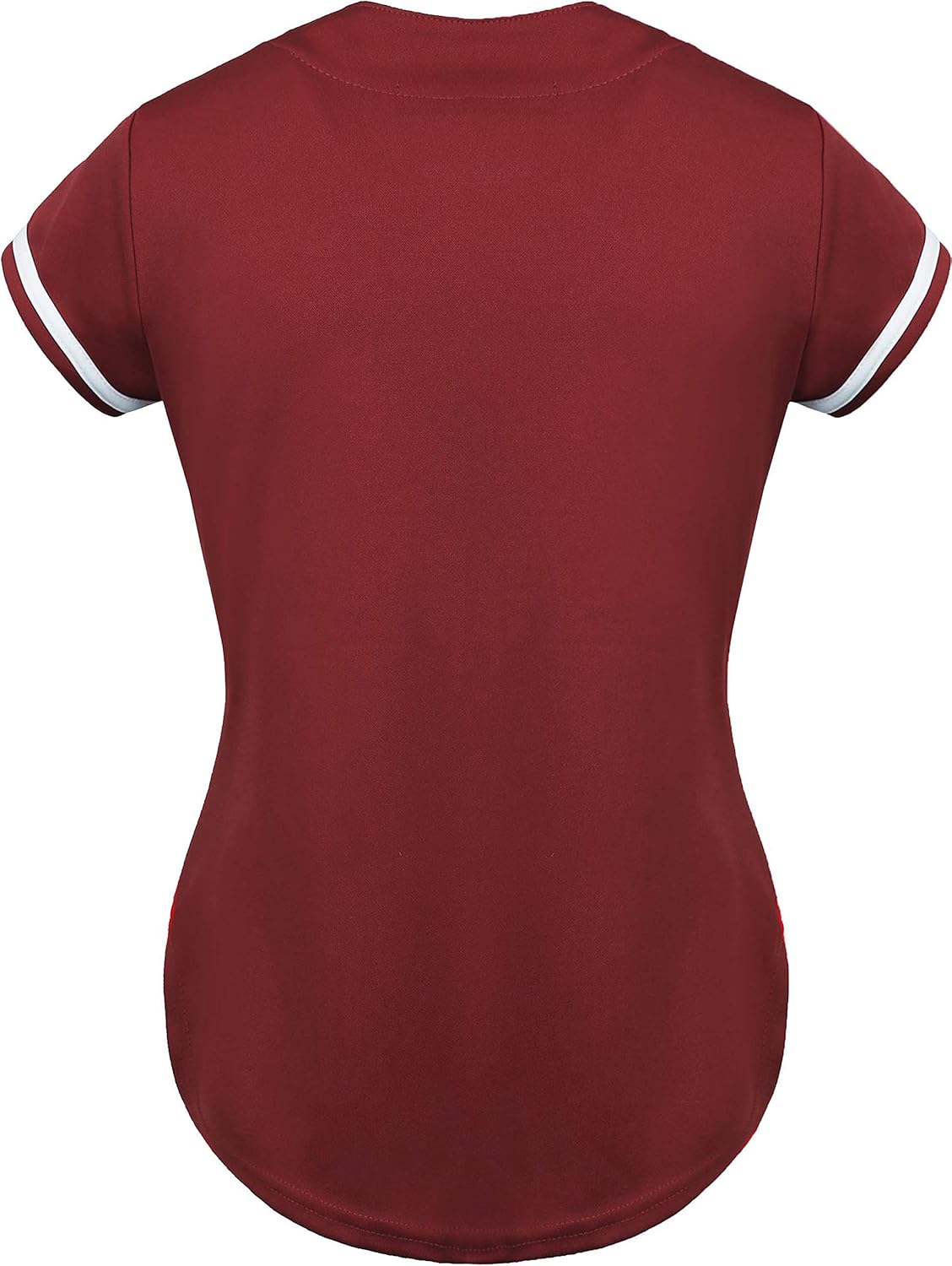 Hat and Beyond Womens Baseball Jersey Button Down Tee Short Sleeve Softball Active Shirts Made in USA
