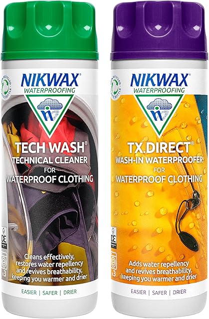 Nikwax Tech Wash and TX Direct Twin Pack