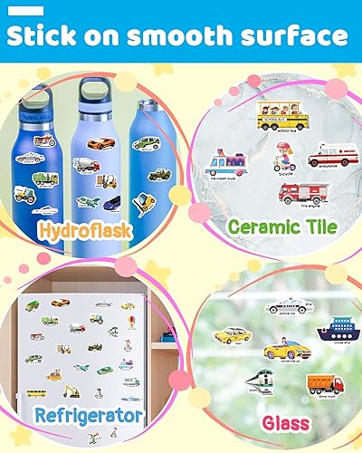 Miniatura 4 de Benresive Libro de calcomanías reutilizables para niños de 2 a 4 años, divertidas calcomanías de viaje para niños, juguetes para niños de 2 a 4