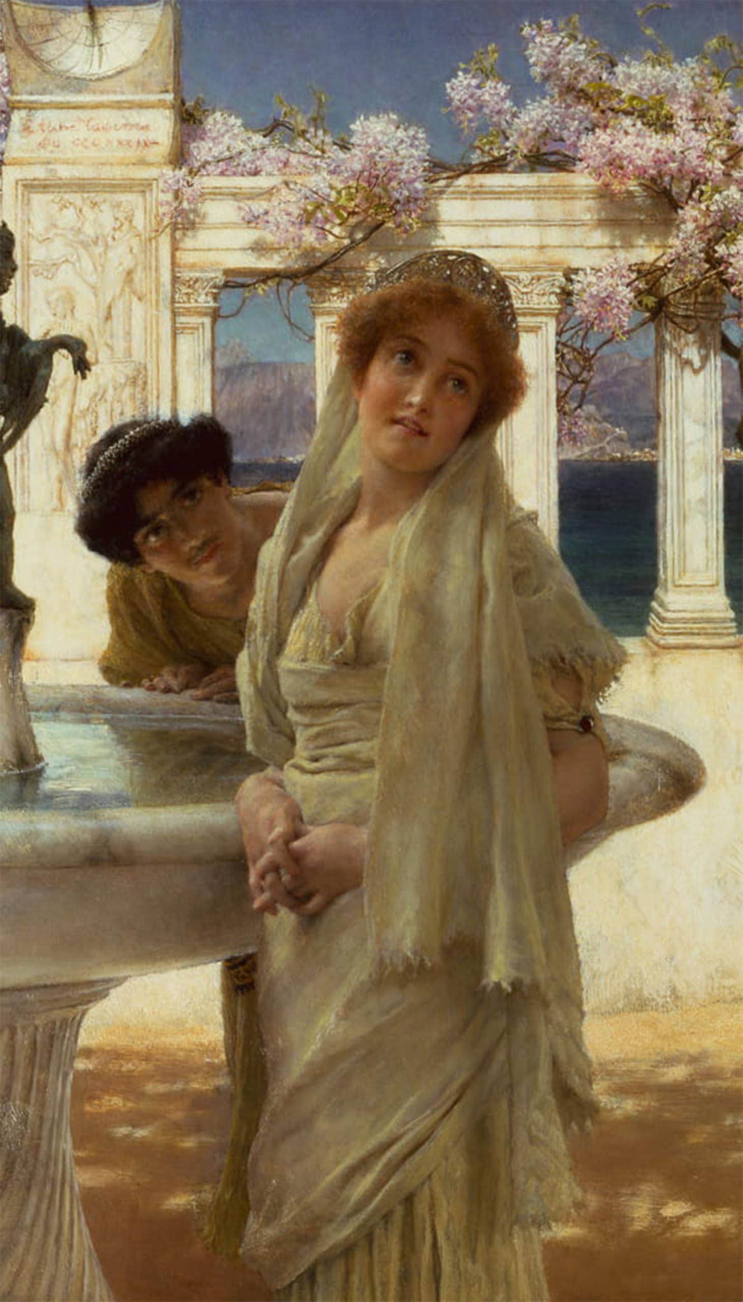 POSTERIIk Vintage Print Pop Art Landscape Artwork a Difference of Opinion by Lawrence Alma Tadema Art Prints for Office Home Decor 60x90cm